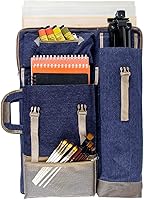 Vista 3 de TRANSON Art Portfolio Case Artist Mochila Bolsa de lona grande 26" x 19.5