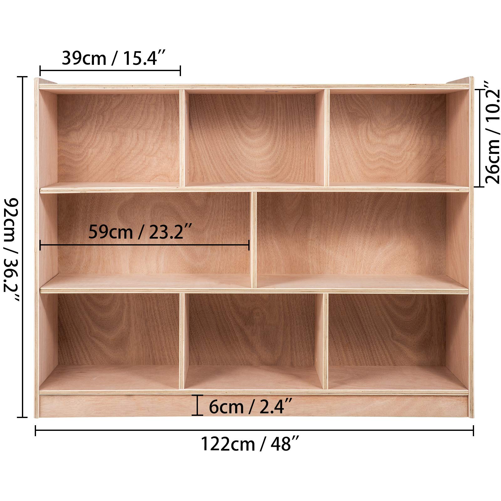 Buy Happybuy Classroom Storage Plywood 8Section Preschool