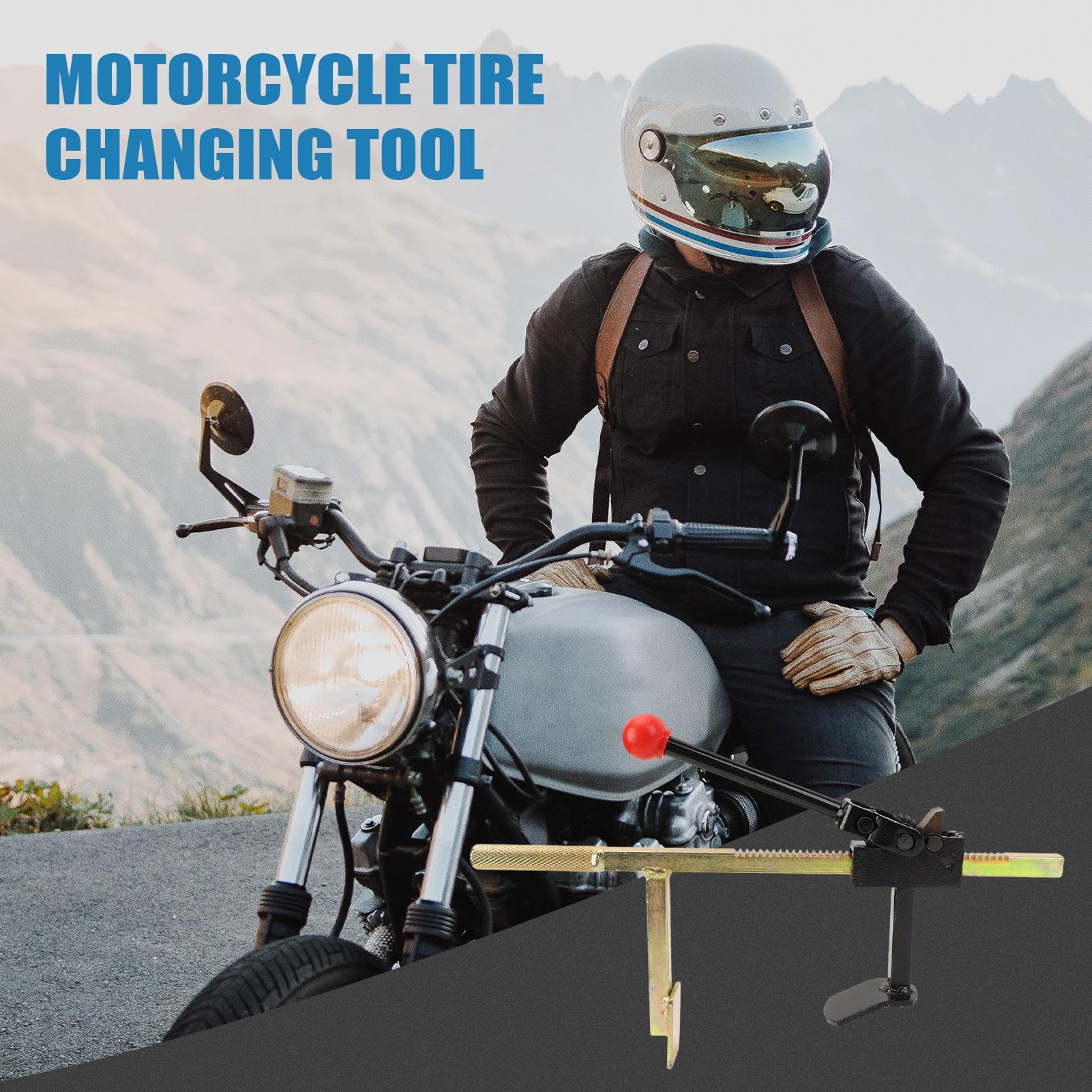 Smontagomme Cambia Cerchioni Ruote Portatile | Attrezzo Manuale Rimozione Gomme Per Auto Scooter Atv Moto