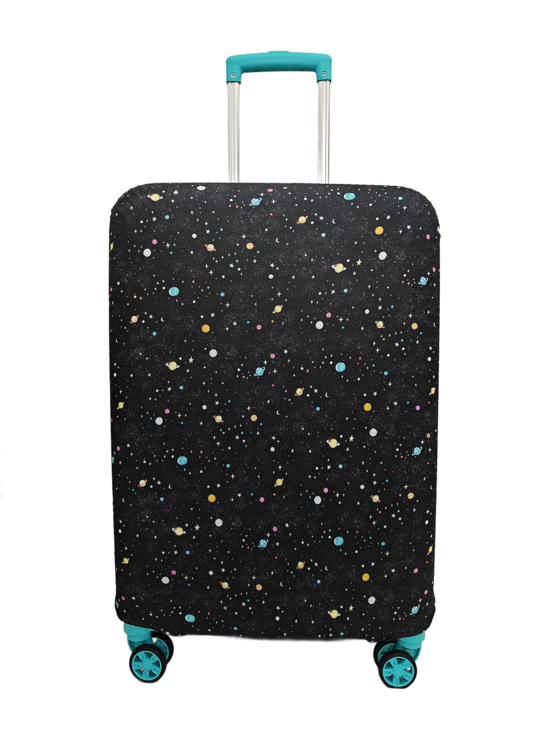 Polyester Printed Suitcase Cover Trolley Bag Protective Cover Stretchable Luggage Cover for Travel Dust Scratch Protection (Space Universe-S)-image-16