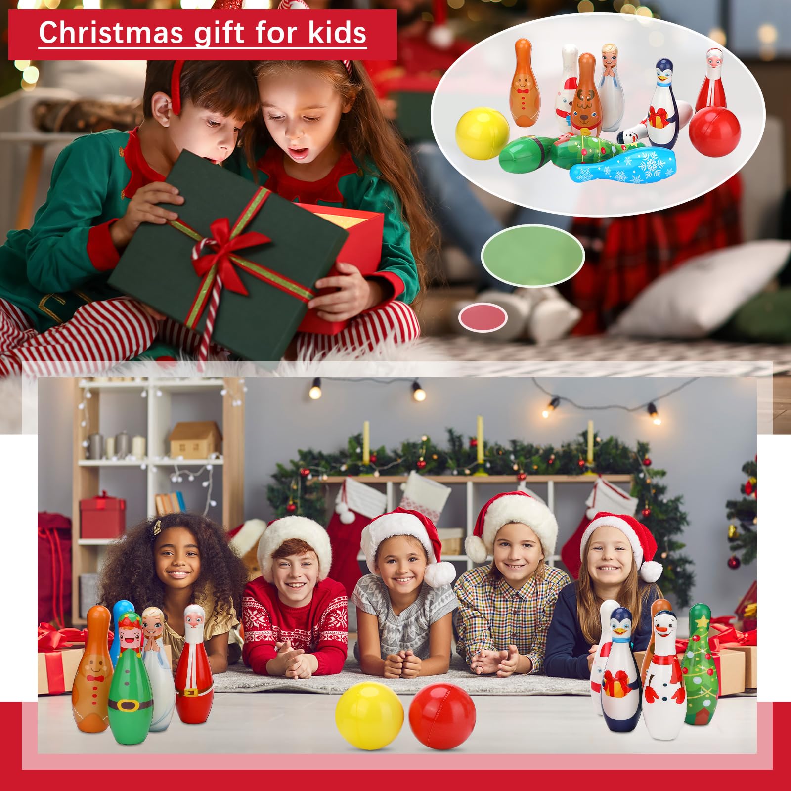Amazon | Syhood クリスマスフォームボーリングセット 子供用
