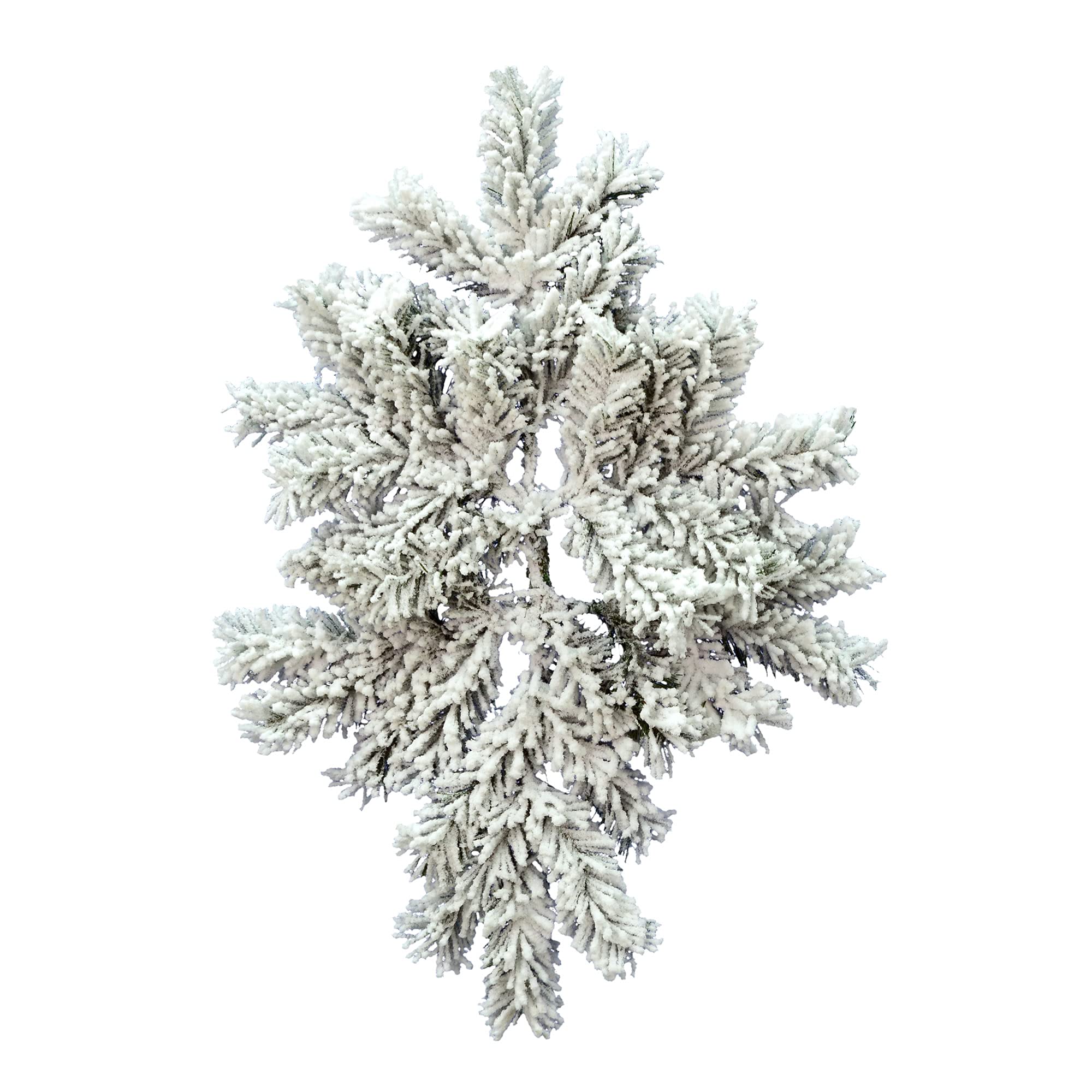 Swag alasken décoration sapin artificiel enneigé 24 p