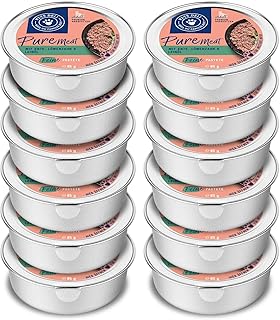 Wet Food for Cats in 85 g Bowls – Premium Quality Meat or Fish – Multi-Pack Storage Package – Healthy Cat Wet Food – 100% Food Quality, Grain-free without Unnecessary Additives product image