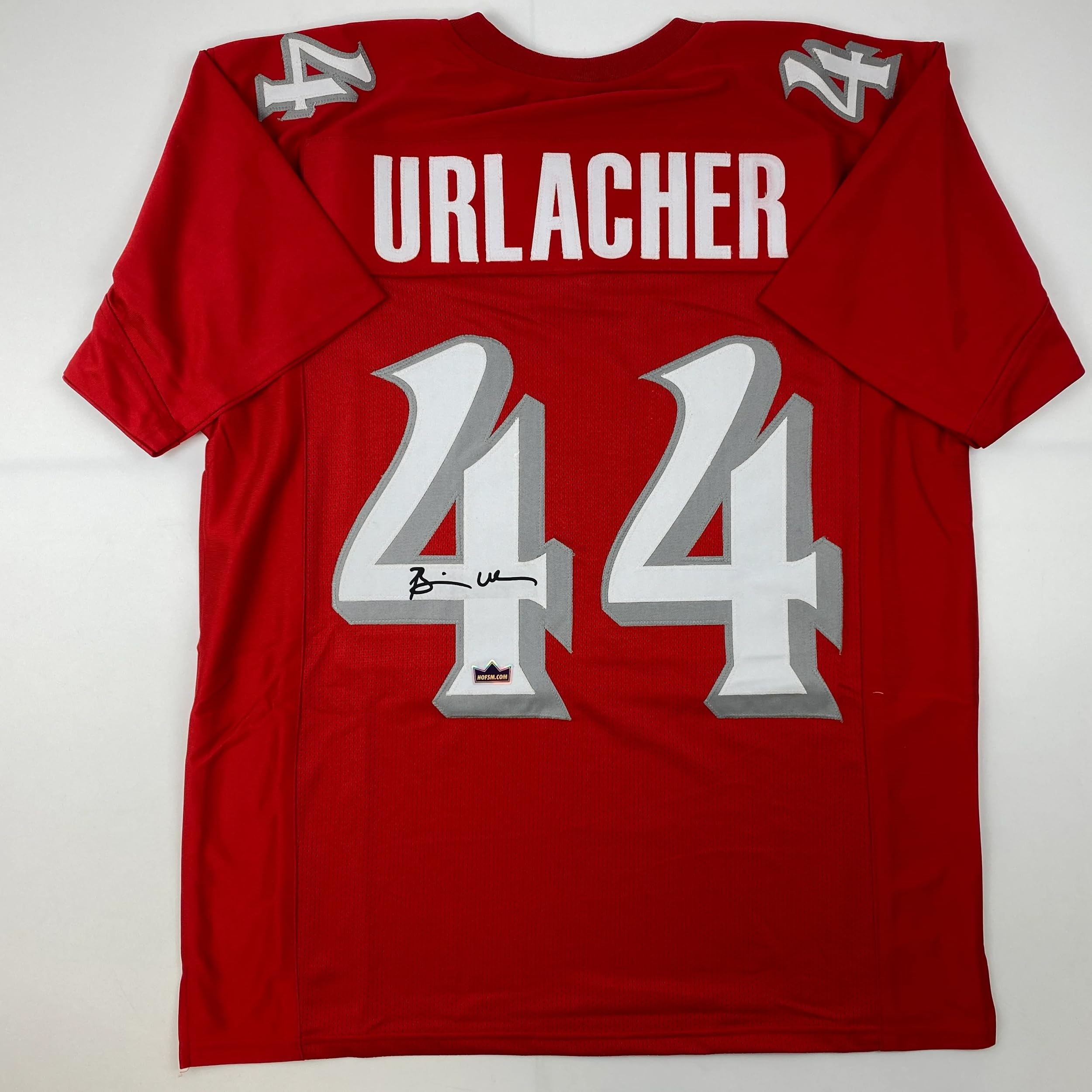 Facsimile Autographed Brian Urlacher New Mexico Red Reprint Laser