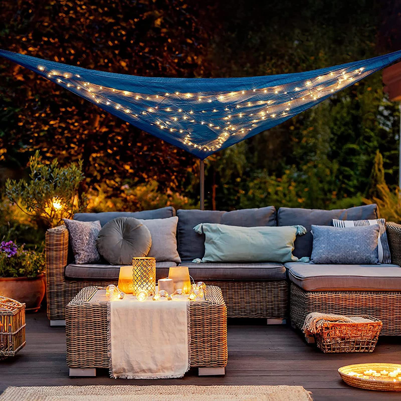 sonnensegel sternenhimmel dreieck HYISHION „Sternenhimmel mit 100 Mikro-LEDs, Geeignet Für Garten/Terrasse/Grill,Blau,6×6×6M Garten Hazet e.s. Hitze-Handschuhe Heat-Expert schwarz/rot Schläuche:1 x AV | Schraderventil