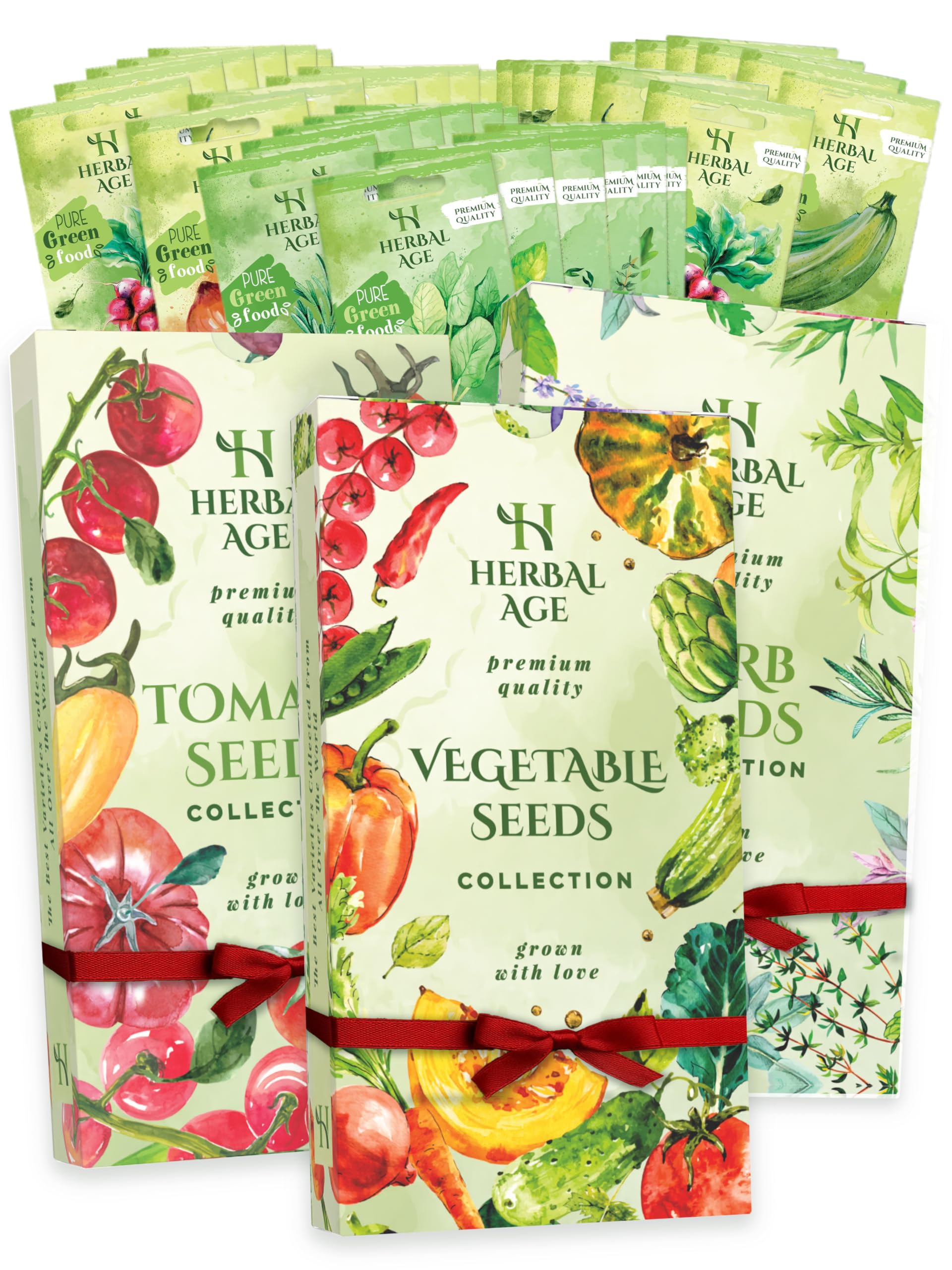 Grow Your Own Vegetables, Herbs & Tomatoes – 14,400+ Seed Kit for Planting UK, 38 Plants Varieties of Garden Seeds – Unusual Gifts for Women & Men, Allotment & Gardening Gift Ideas