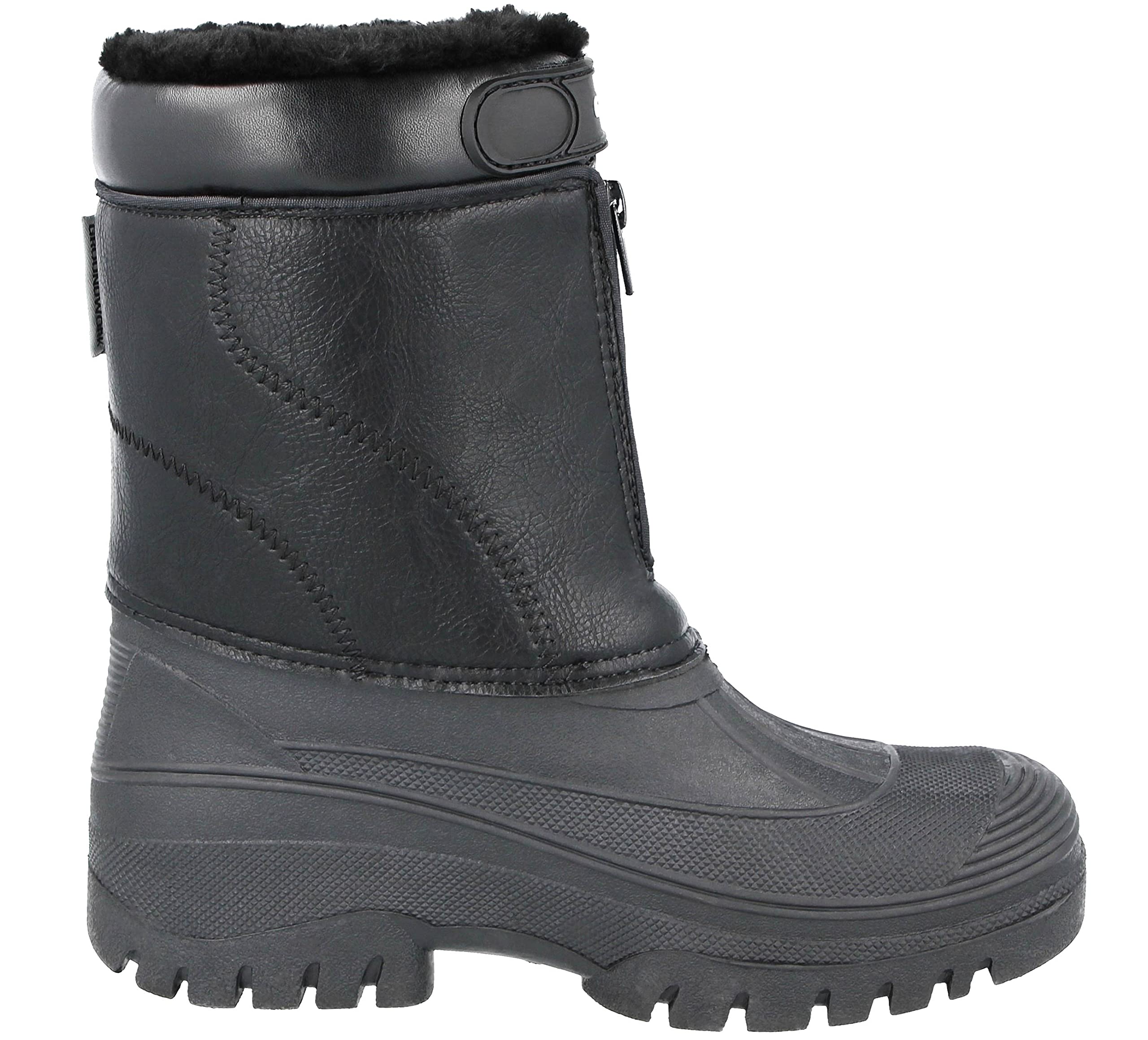 Groundwork LS88 - Botas impermeables para hombre, con cremallera, para jardín, establo o nieve