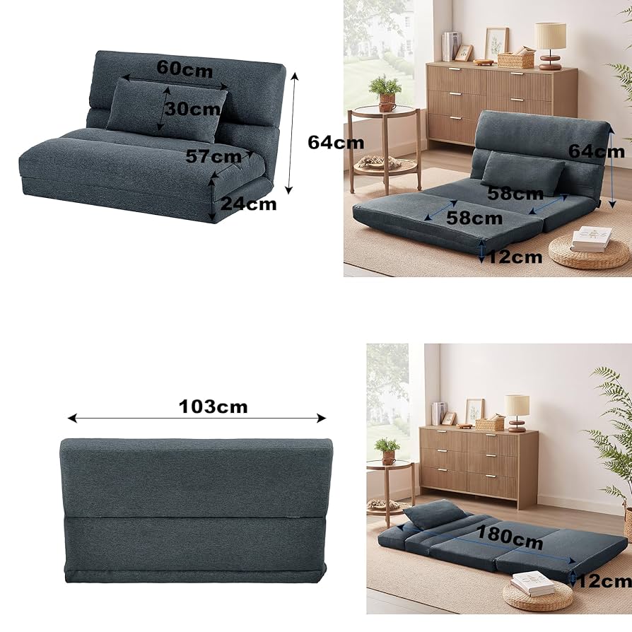 折りたたみ ソファベッド 座椅子 幅103cm 2人掛け ソファ リクライニング Amazon｜Jujwooo 折りたたみ ソファベッド 座椅子 幅103cm 2人