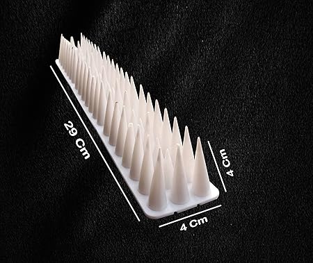 SpikeZone - Bird & Pigeon Scarer Spikes | Polycarbonate Material (New Models, 100)