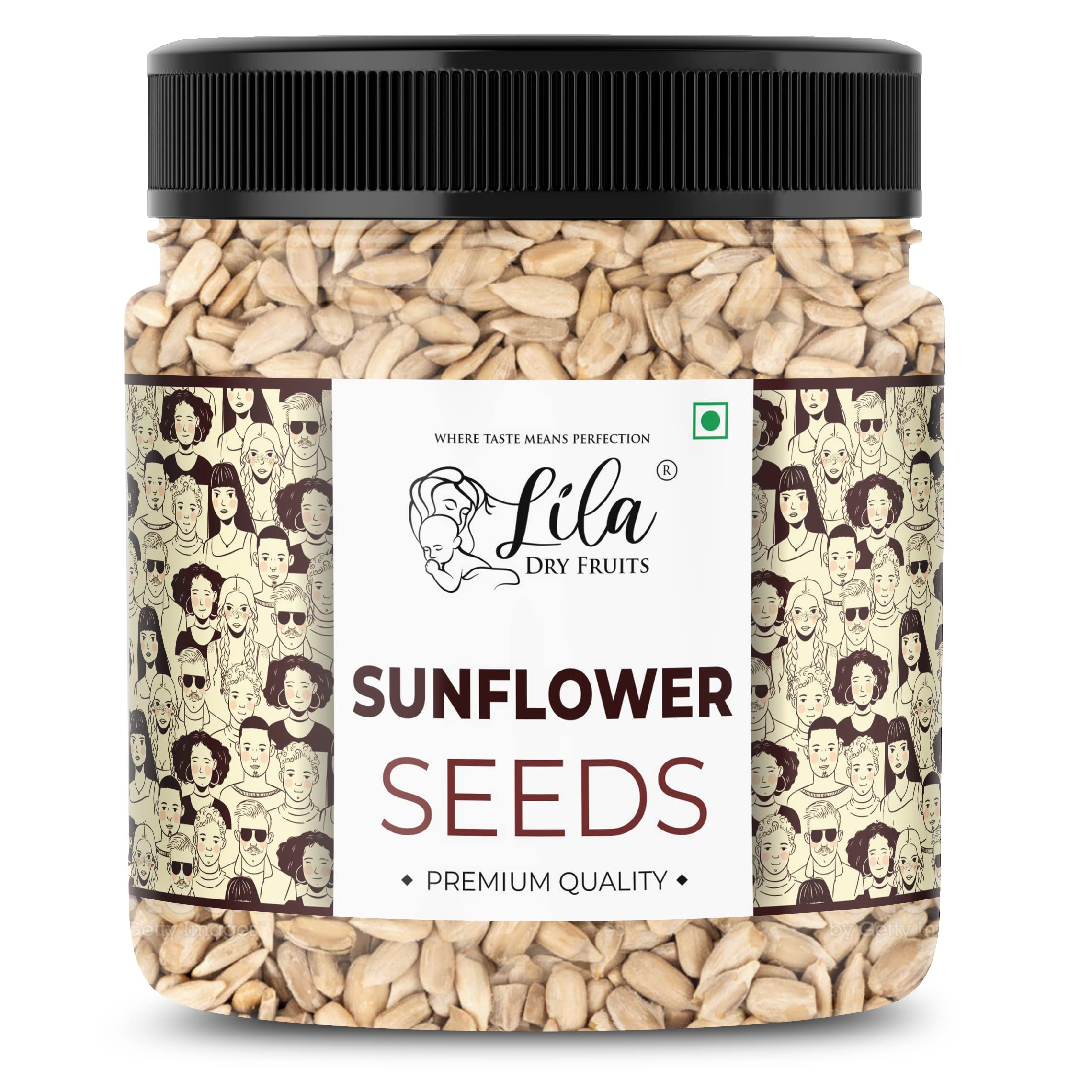LILA DRY FRUITS Premium Raw Sunflower Seeds 1000gms Jar Pack (500g x 2) | Dry Oil- free Sunflower Seeds for Eating | Healthy Diet Snacks | High in Fibre & Protein Rich in Antioxidant | Surajmukhi Beej (B0BLNCC634) Amazon Price History, Amazon Price Tracker