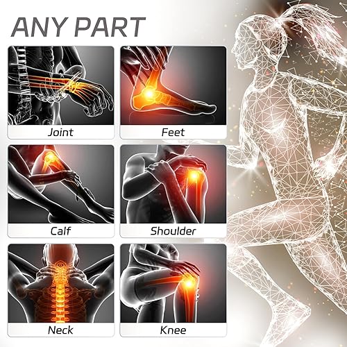 Miniatura 6 de Terapia de luz roja para cara y cuello, chip 3 en 1 diseñado lámpara de terapia de luz infrarroja con base, lámpara de terapia de luz roja profunda