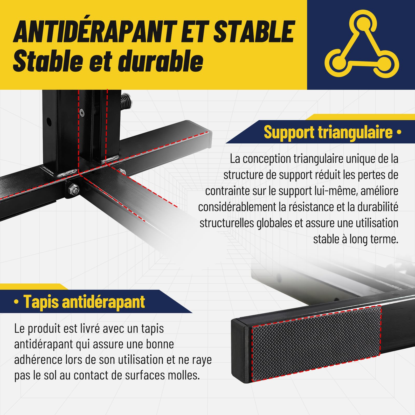 Zozen Support de découpe pour plaques de plâtre, avec supports réglables, compatible avec différentes épaisseurs de MDF, et autres matériaux. Un outil pratique pour la découpe de plaques de plâtre.