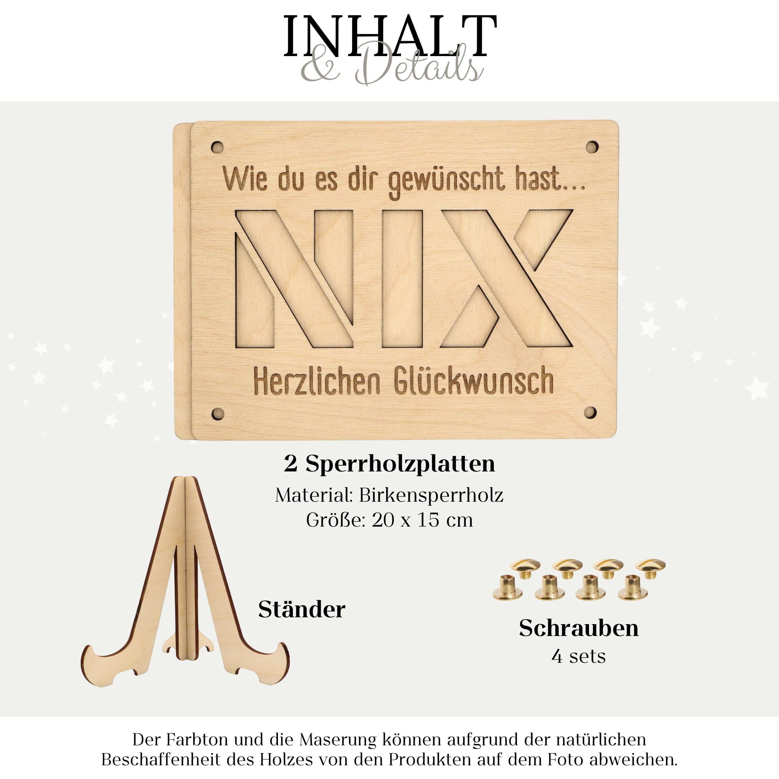 ZUKLA Small Packaging For Money Gifts Birth 12 X 9 Cm - View #11