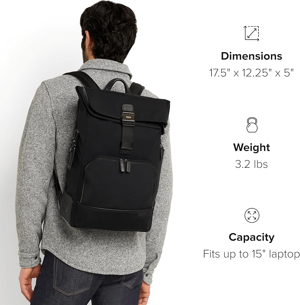 TUMI HARRISON Osborn Roll Top　トゥミ　オズボーン Amazon.com: TUMI - Harrison Osborn Roll Top Backpack - Men's