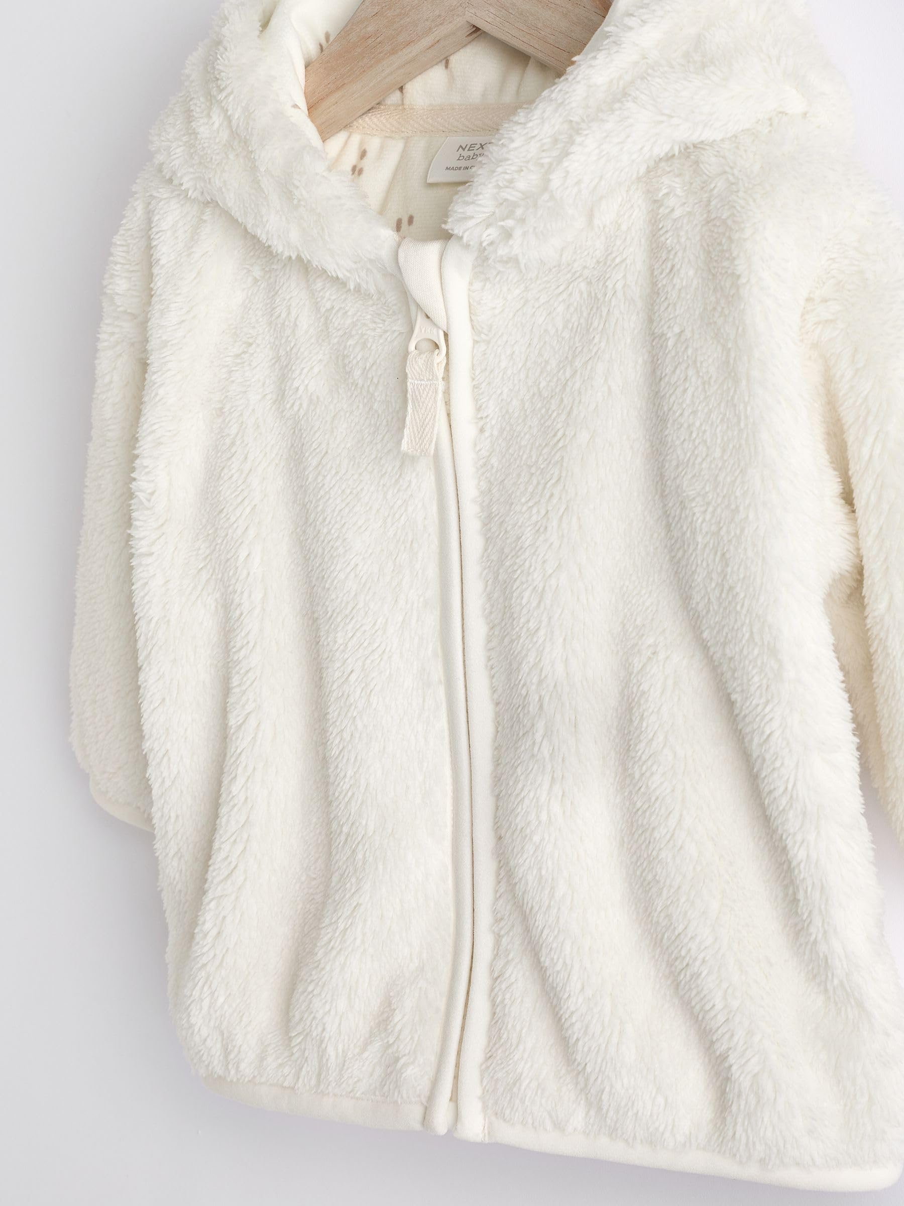 NEXT Bébé fille Veste à capuche bébé en polaire