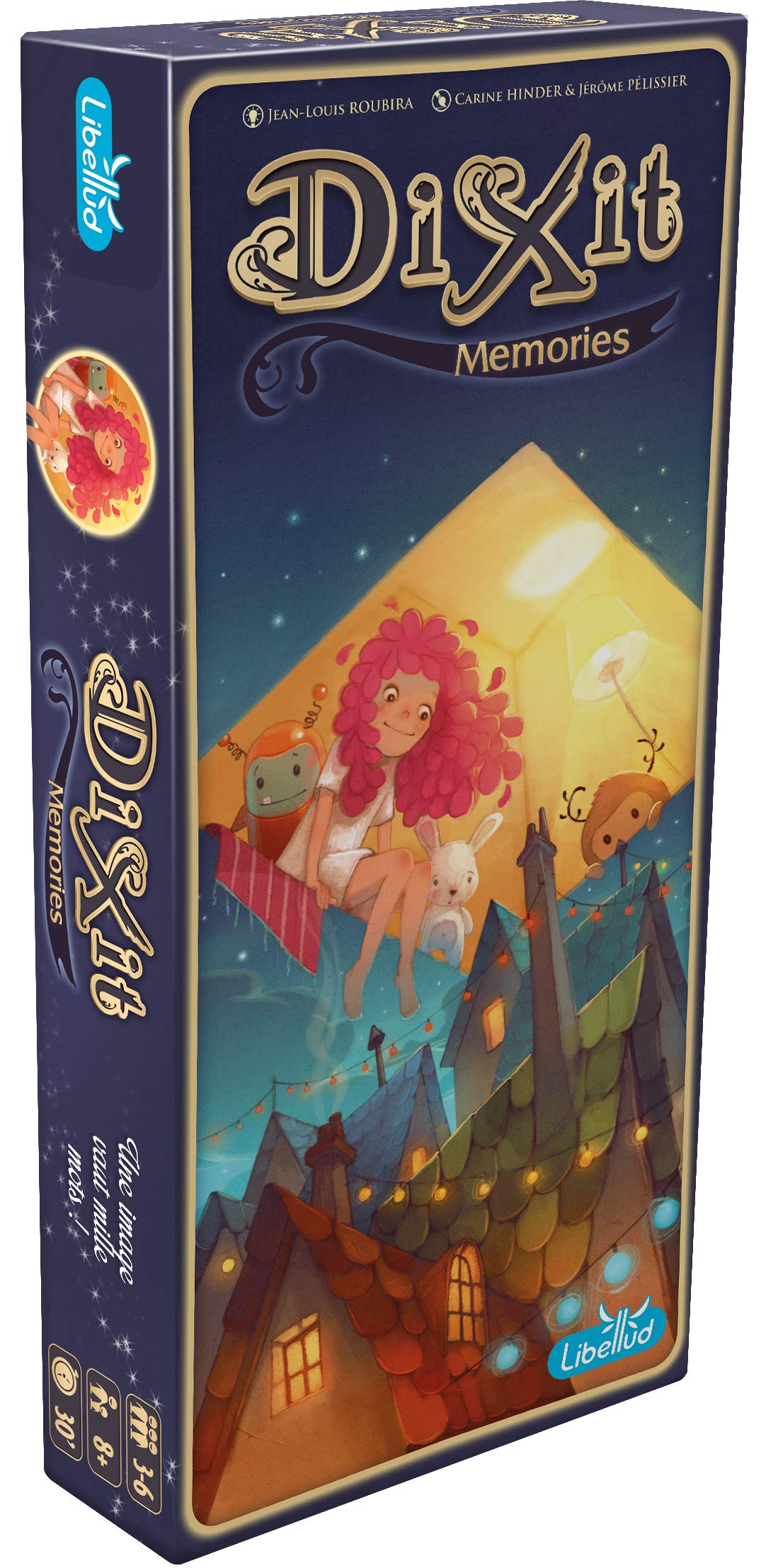 Libellud, Dixit - Estensione: Memories (Edizione 2022), Gioco di Comunicazione, Età: 8+ , 3-6 Giocatori, Tempo di Partita: 30 min, Edizione in Lingua Francese