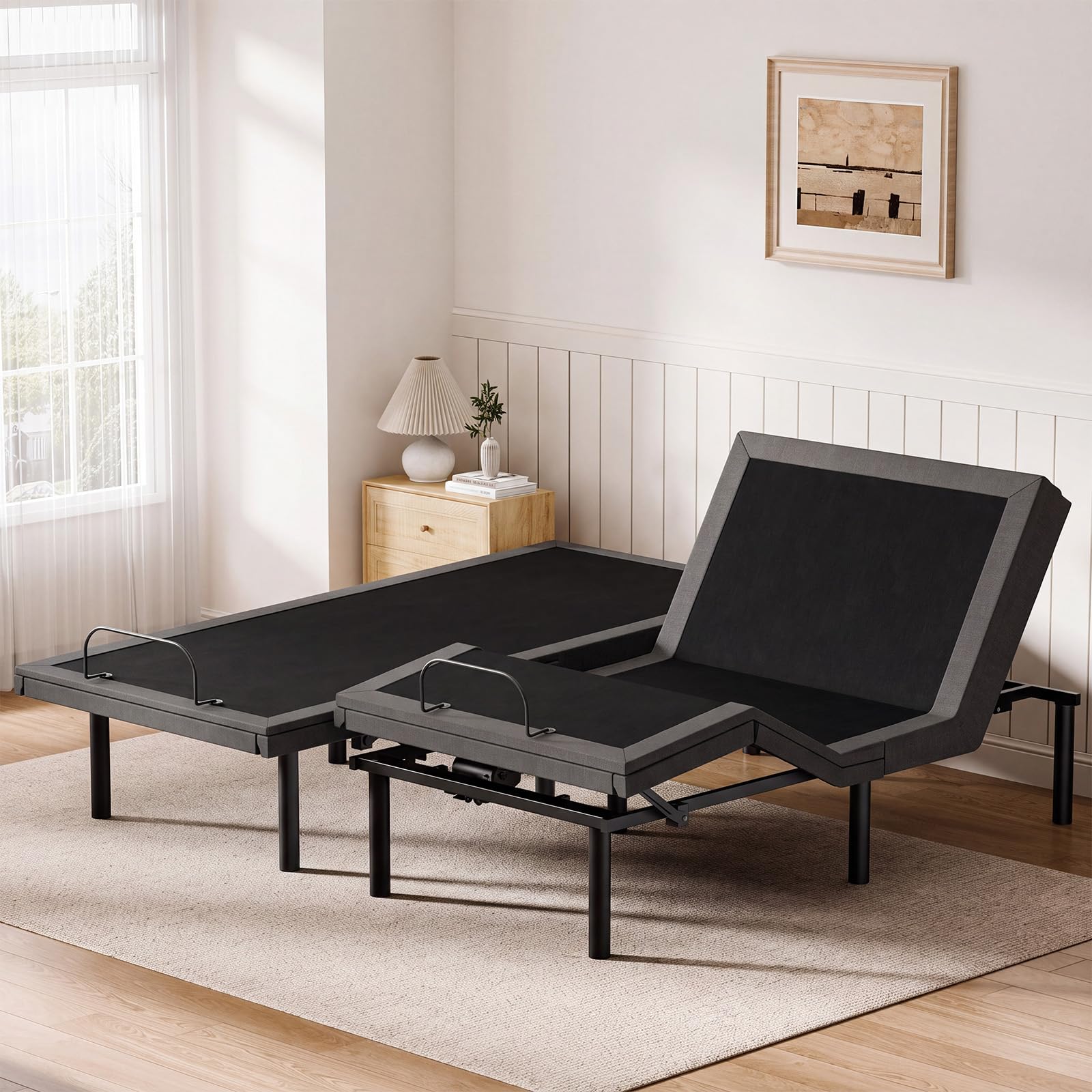 DUMOS Split King Adjustable Bed Frame