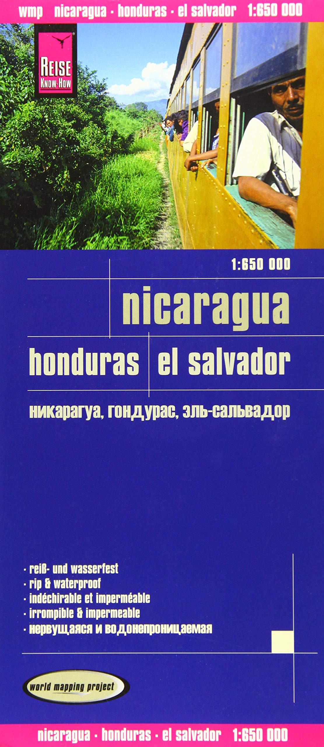 Nicaragua & Honduras & El Salvador GPS: (1:650.000)): Kartenbild 2seitig. Naturparks, Naturschutzgebiete. Viele Ausflugsziele. UTM-Raster für GPS am ... and Honduras and El Salvador (1:650.000))
