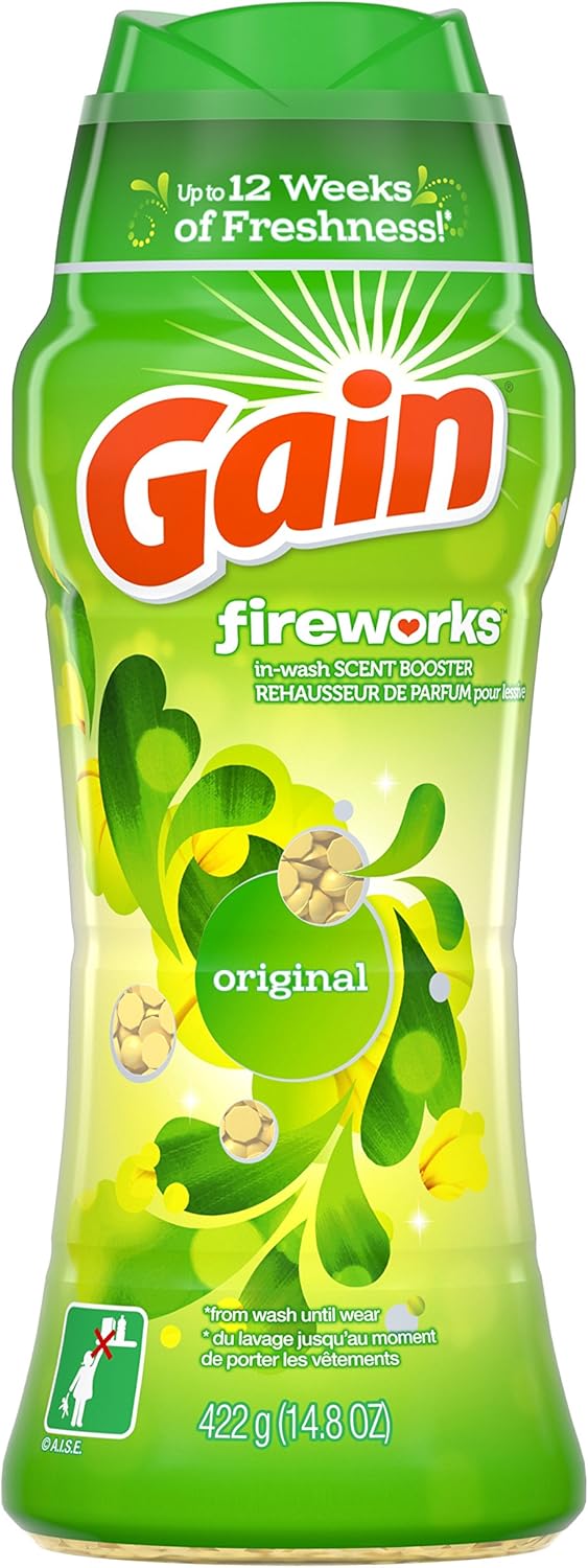Gain Fireworks in-Wash Scent Booster Beads, Original, 14.8 Ounce