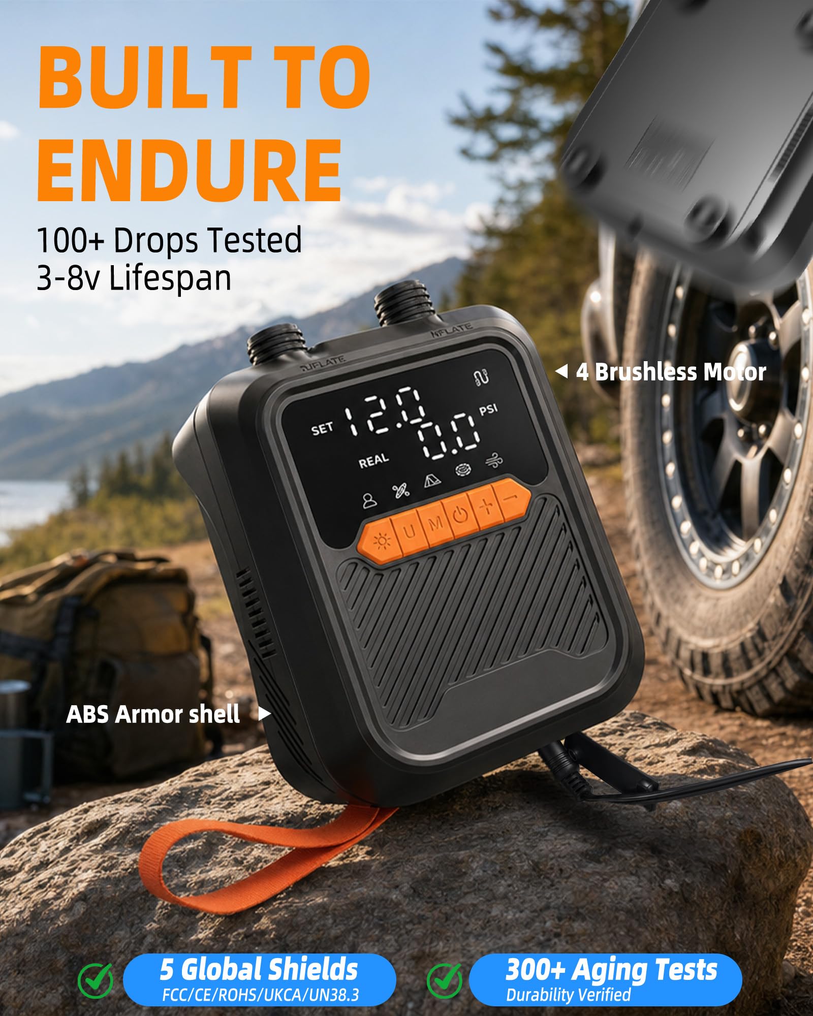 Gonfleur Paddle Électrique 20 PSI,Pompe Sup Électrique Haute Pression avec Connecteur Voiture 12V,Gonfleur Paddle Board Double Étape avec Arrêt Automatique pour Sup,Kayak,Bateau,Tente,Noir
