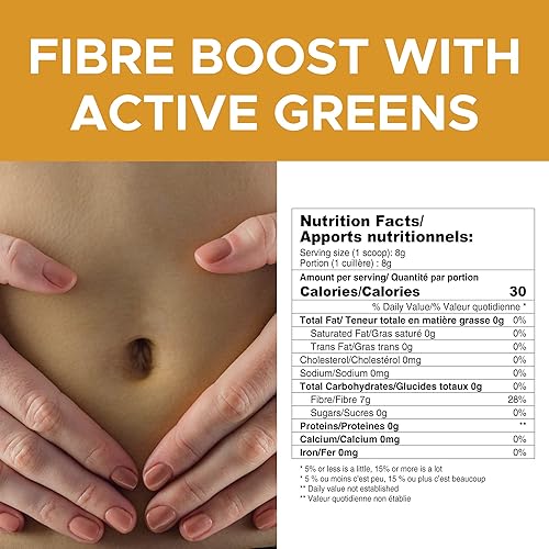 Miniatura 7 de Active Green Pro - Fibra Boost Prebiótico + Probiótico - Orgánico - Producción de enzimas y vitaminas - Apoya la regularidad intestinal - Salud
