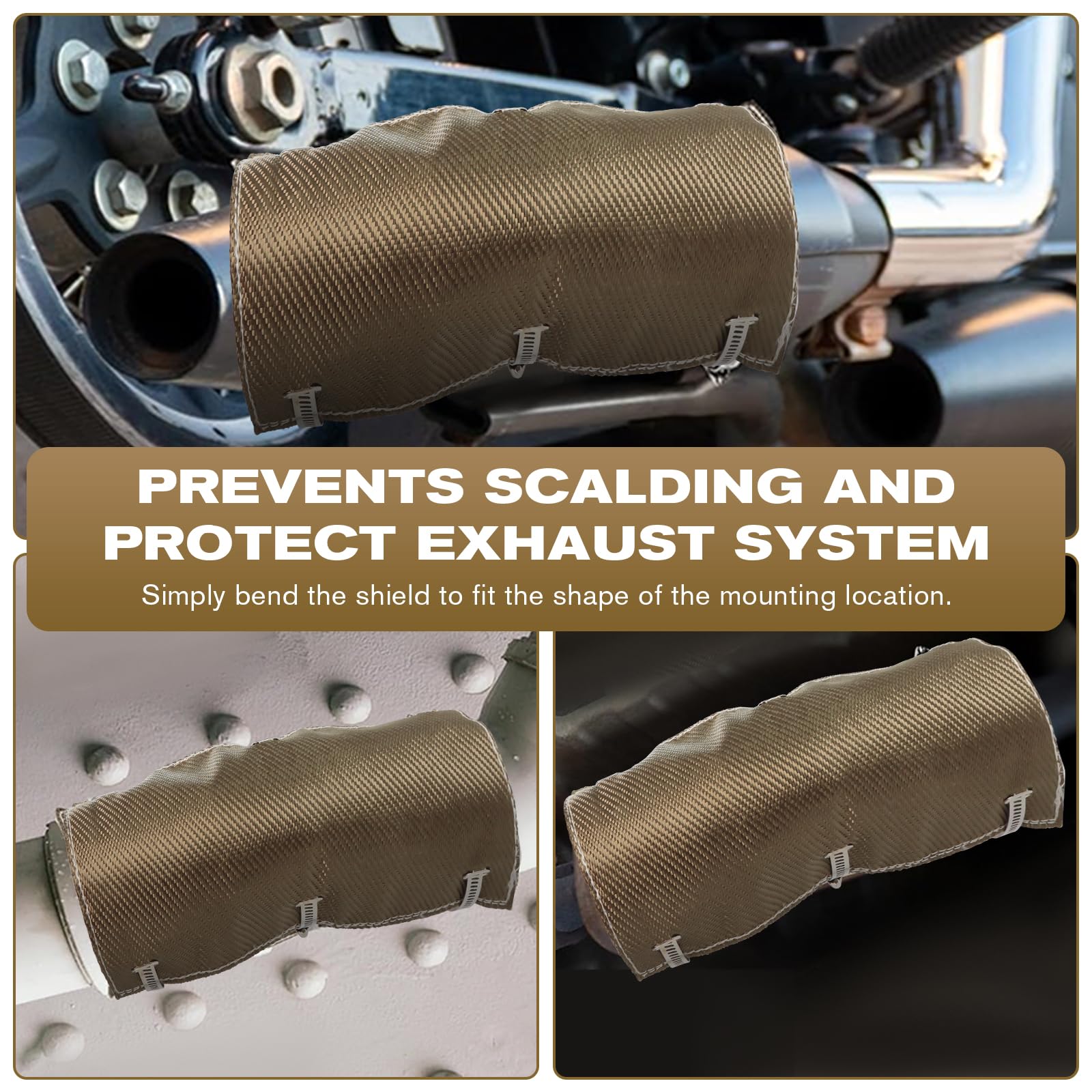 Amazon.com: Exhaust Heat Shield with Gloves 6