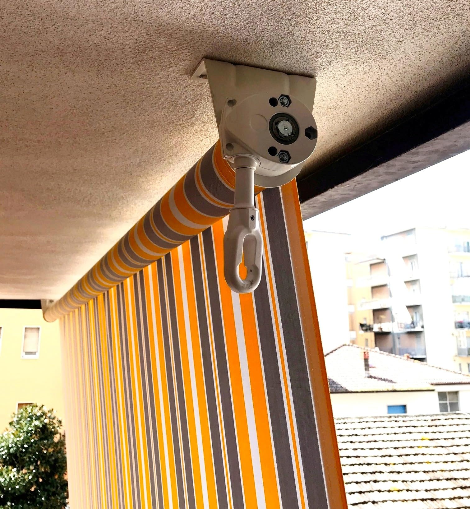 Tenda da sole Tempotest - con Ganci o con Braccetti in alluminio. Adatta per balconi. Made in Italy