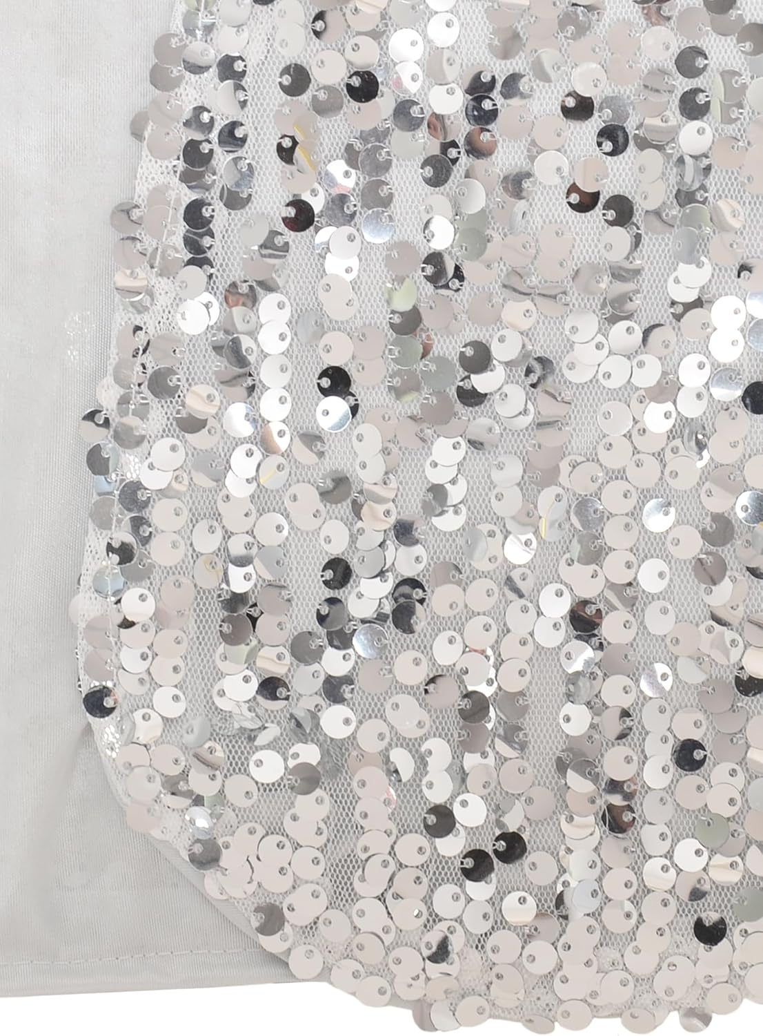 Anna-Kaci Womens Shiny Sequin Long Sleeve Glitter Cropped Blazer Bolero Shrug