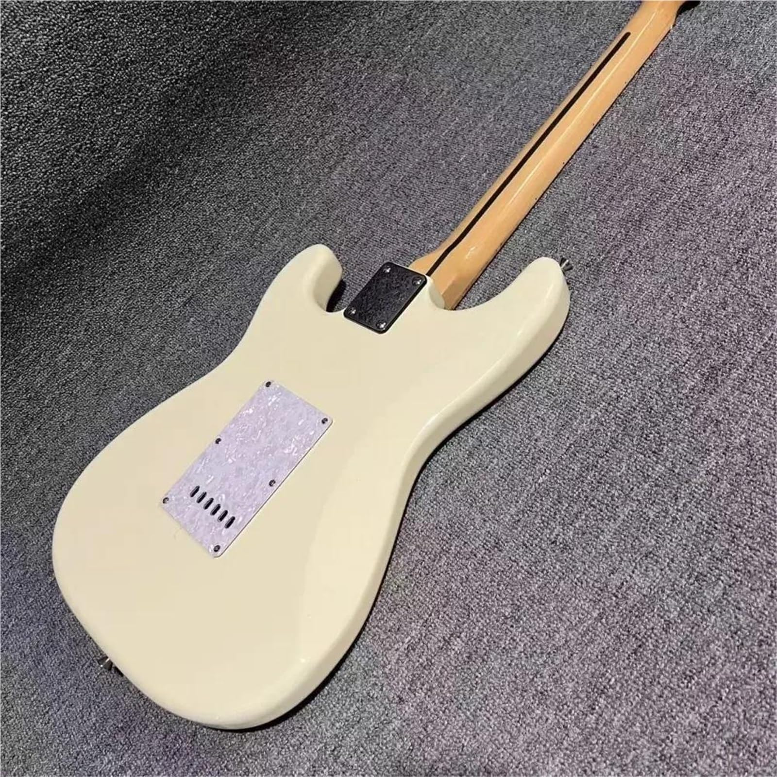 Guitare Électrique 6 Cordes Jaune Clair Micro SSS Avec Vibrato Guitare Électrique Débutants