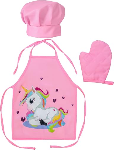 Next Milestones Kids Cute Unicorn Apron 