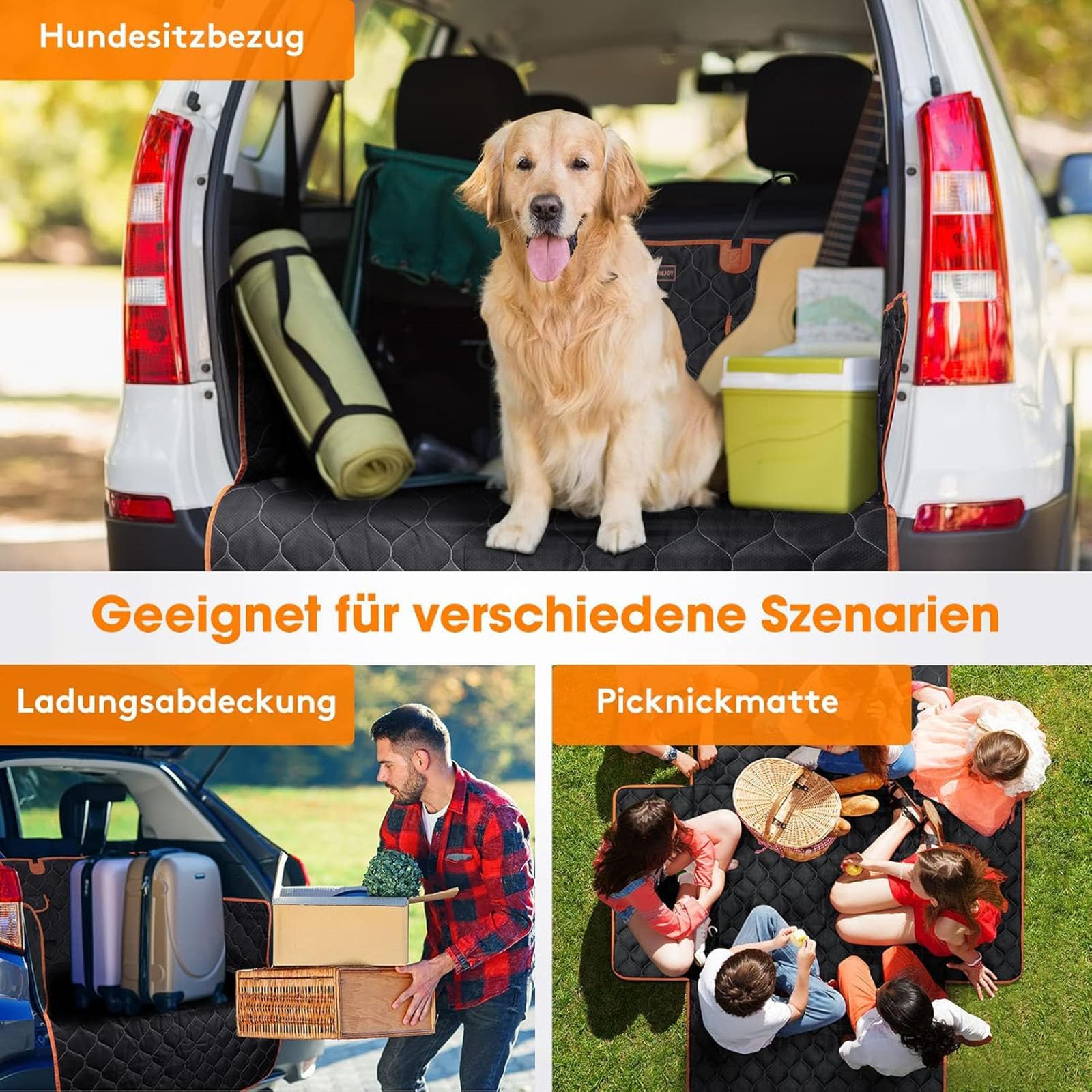 Kofferraumschutz Hund für Land Rover Defender 110 (L663) 2019-2025