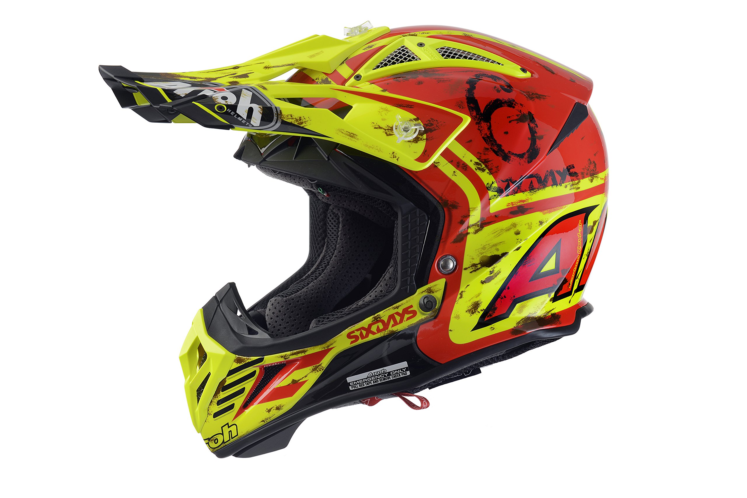 Airoh Red 2017 Aviator 2.2 Six Days MX Helmet : Airoh Automotive