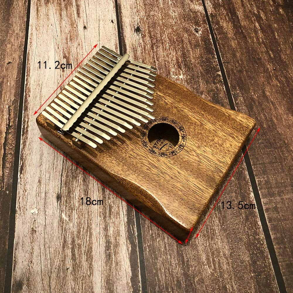 Kalimba - Piano de pulgar de 17 teclas, afinación integrada e instrucciones de estudio, piano de pulgar de 17 tonos, piano de dedo kalimba de chapa completa para adultos, principiantes, piano de dedo