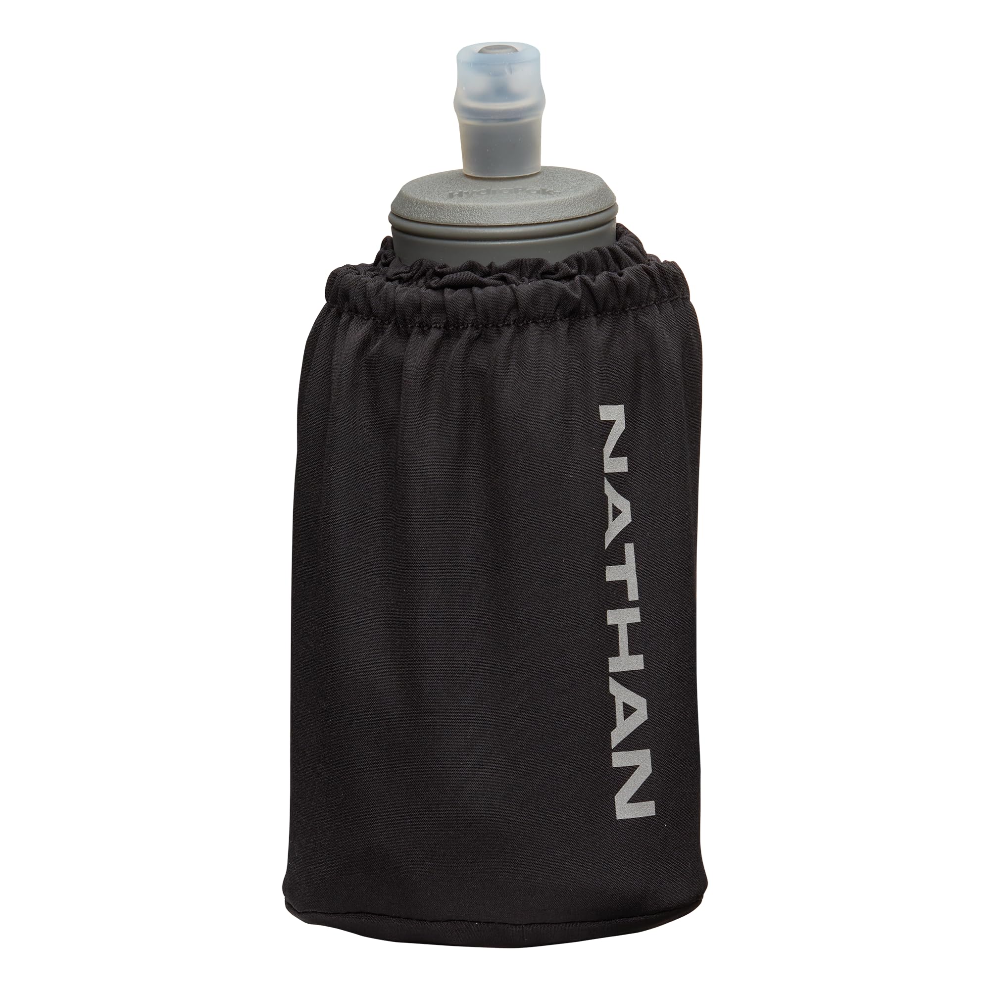 Nathan - Bouteille souple Pinnacle, 532 ml, noir/​argenté réfléchissant OSFM