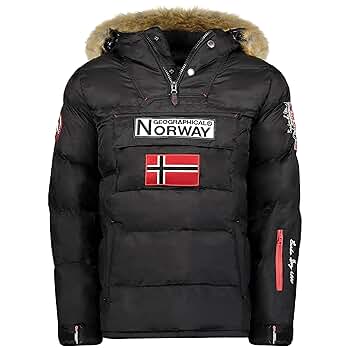 GEOGRAPHICAL NORWAY フード付きジャケット Geographical Norway - Men's Softshell, Black, S at Amazon