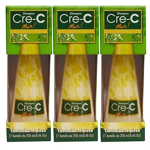 3 botellas de champú Cre-c Max para el crecimiento del cabello con Ppc50 - Como se ve en la televisión