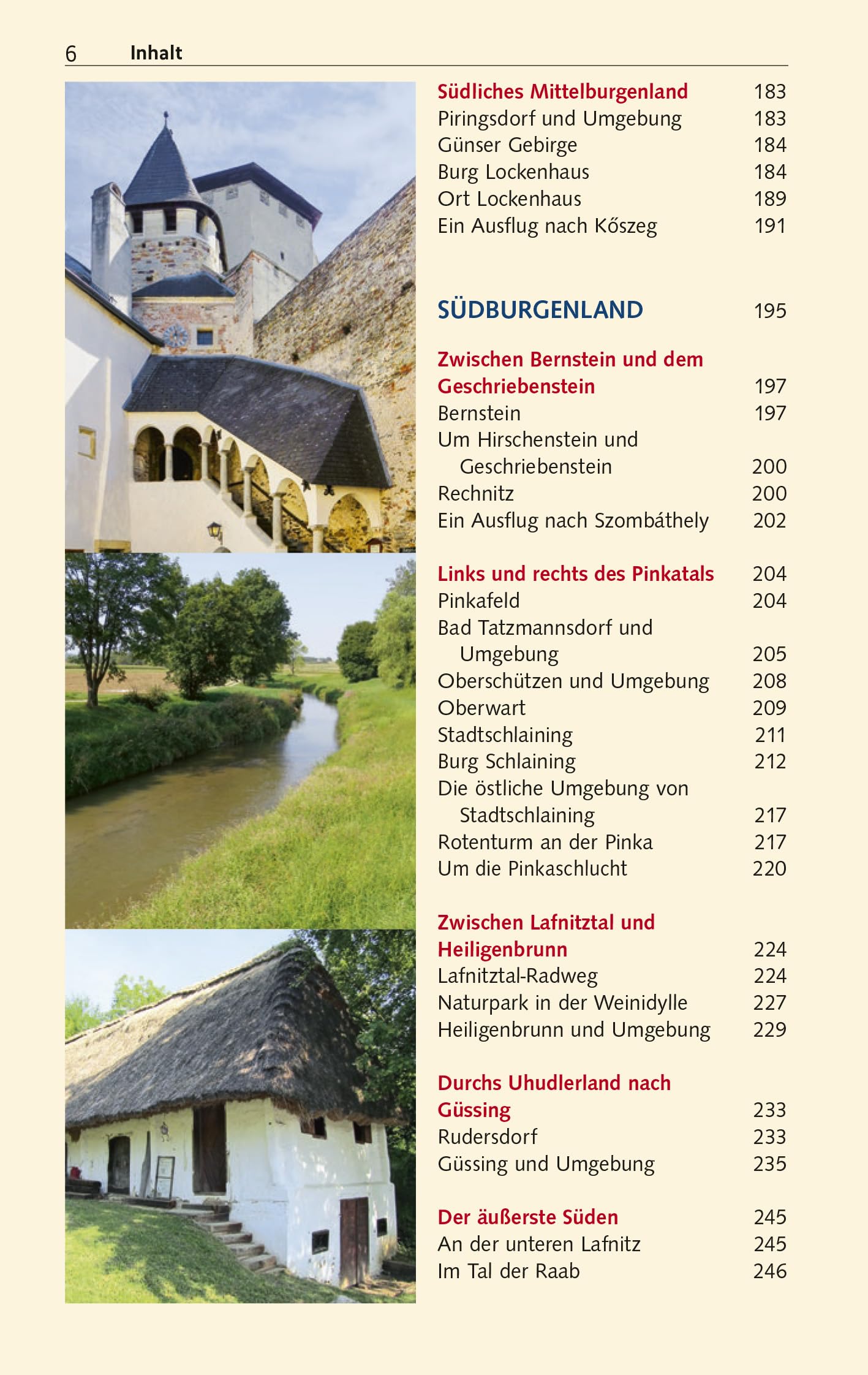 TRESCHER Reiseführer Burgenland: Neusiedler See, Eisenstadt, Lafnitz- und Pinkatal, Leithagebirge, Landseer Berge. Mit Ausflügen nach Sopron, K¿szeg und Szombáthely