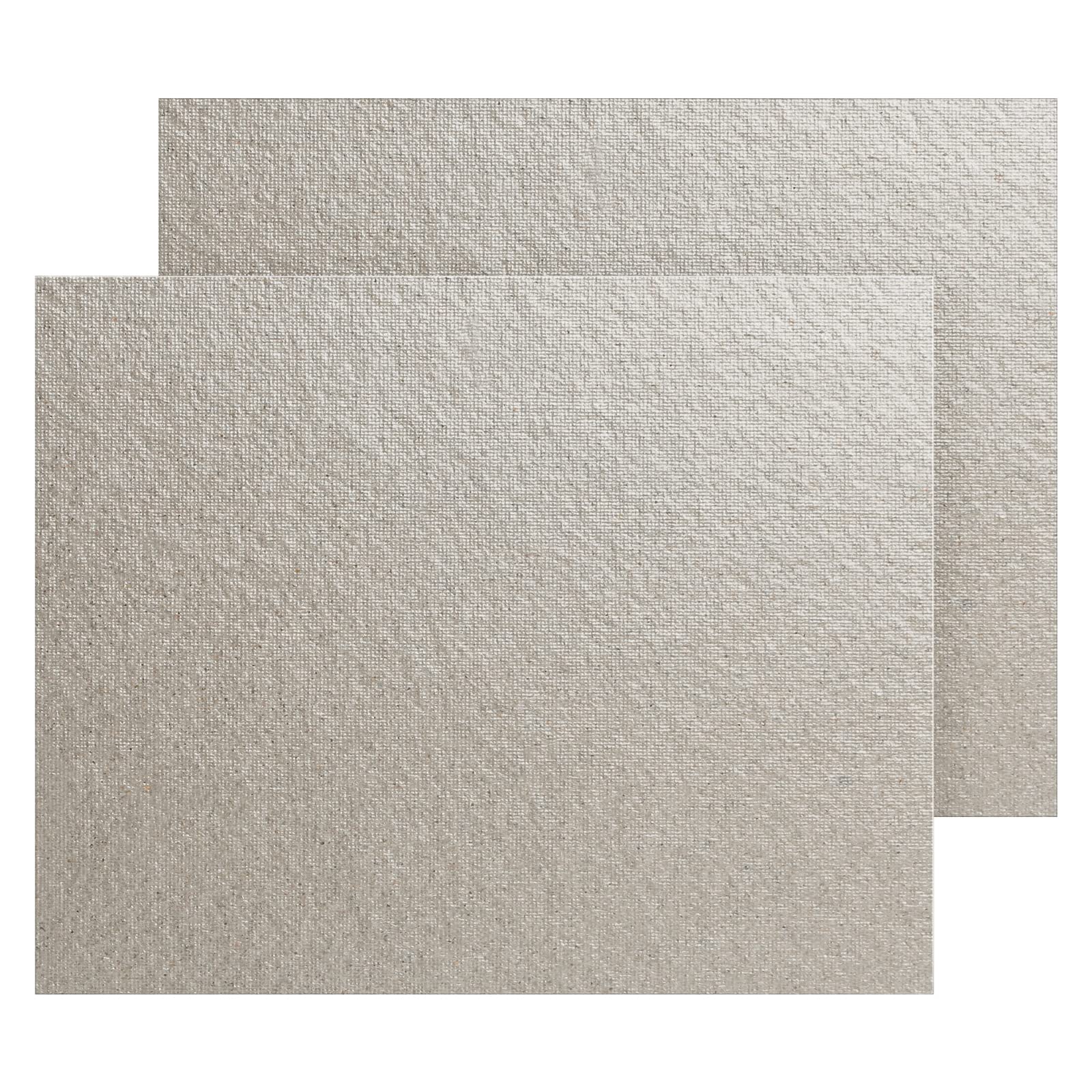WT Mikrowelle Glimmerplatte,2pcs glimmerscheibe Universal Reparatur Teil für Hauptküche Mikrowelle(15 * 12cm) Grau