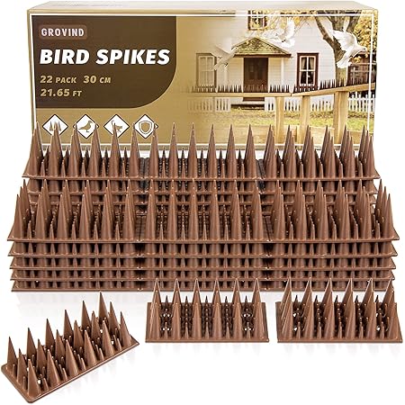 Amazon.com: Grovind 21.6 FT Bird Spikes for Small Birds, Cats, Raccoons
