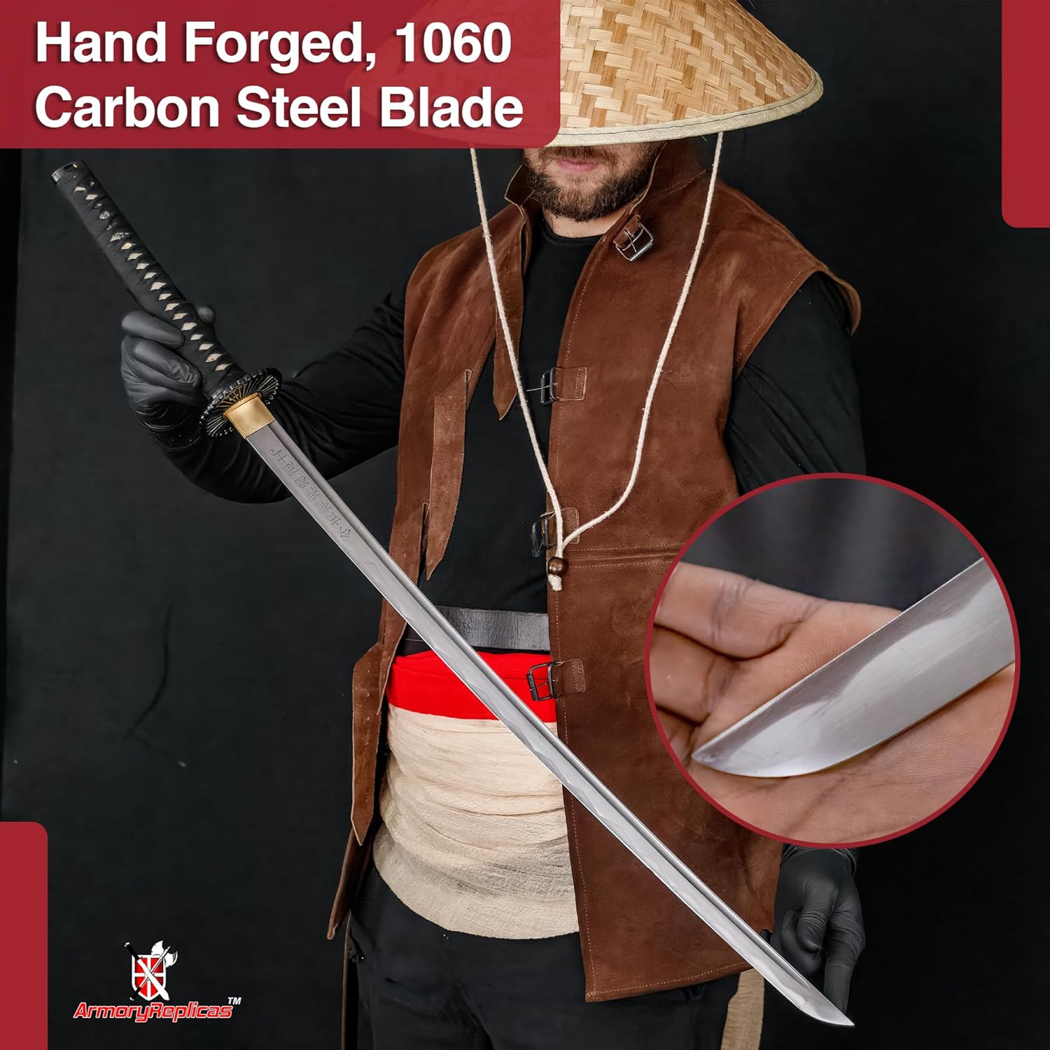 Armory Replicas™ Samurai Katana Sword Collection – Hand-Forged & Stainless Steel Katanas with Scabbard & Display Stand