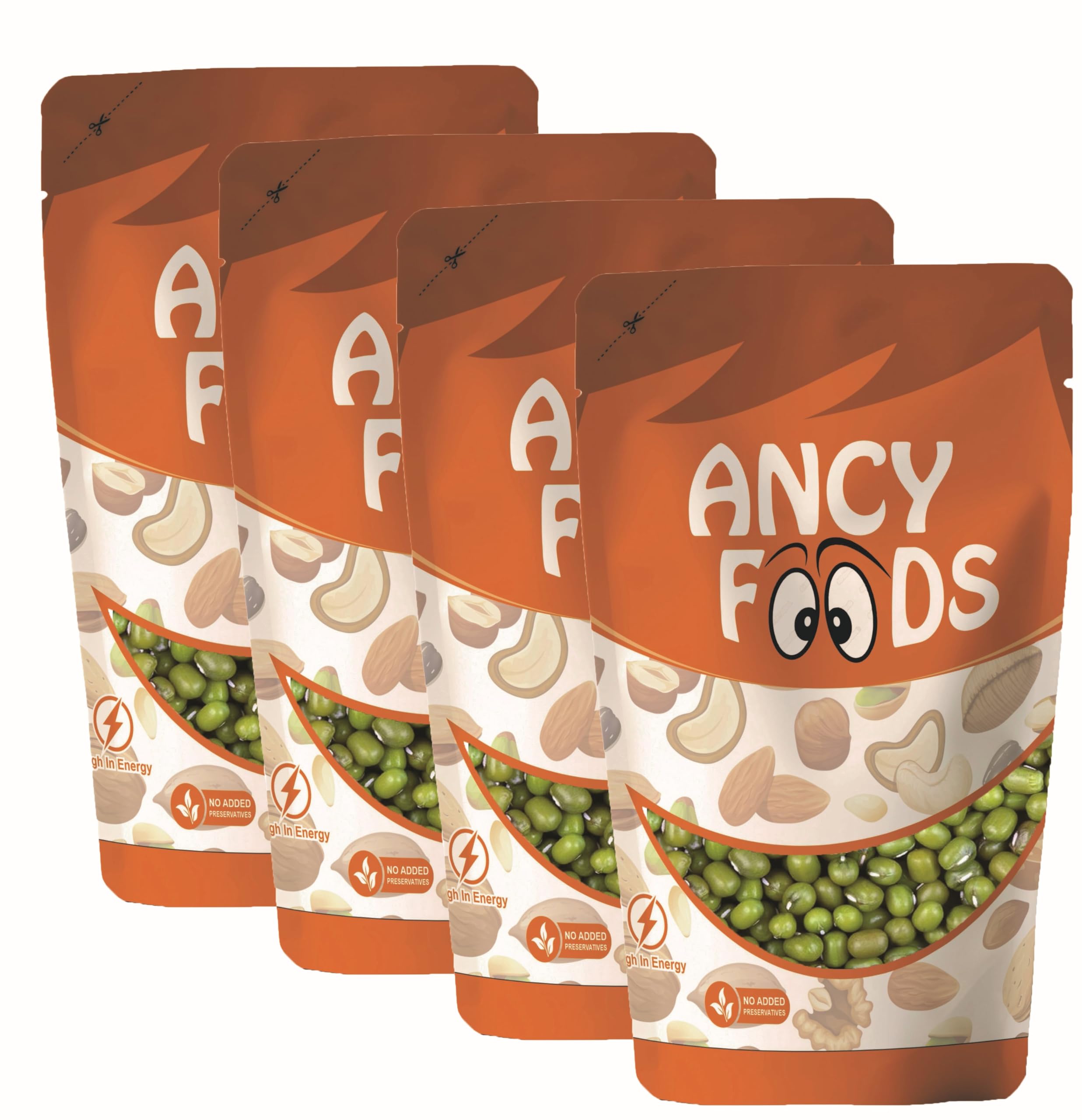 Ancy Moong Dal Sabut/Whole -1kg (4x250g)