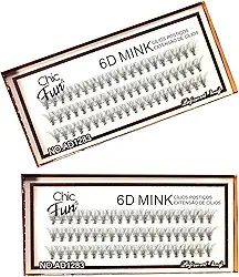 Cílios Postiços Mink Russo Cilios Tufinho 10p 12p 6d 0.10d, Chic & Fun (10p 14mm, 2cx)