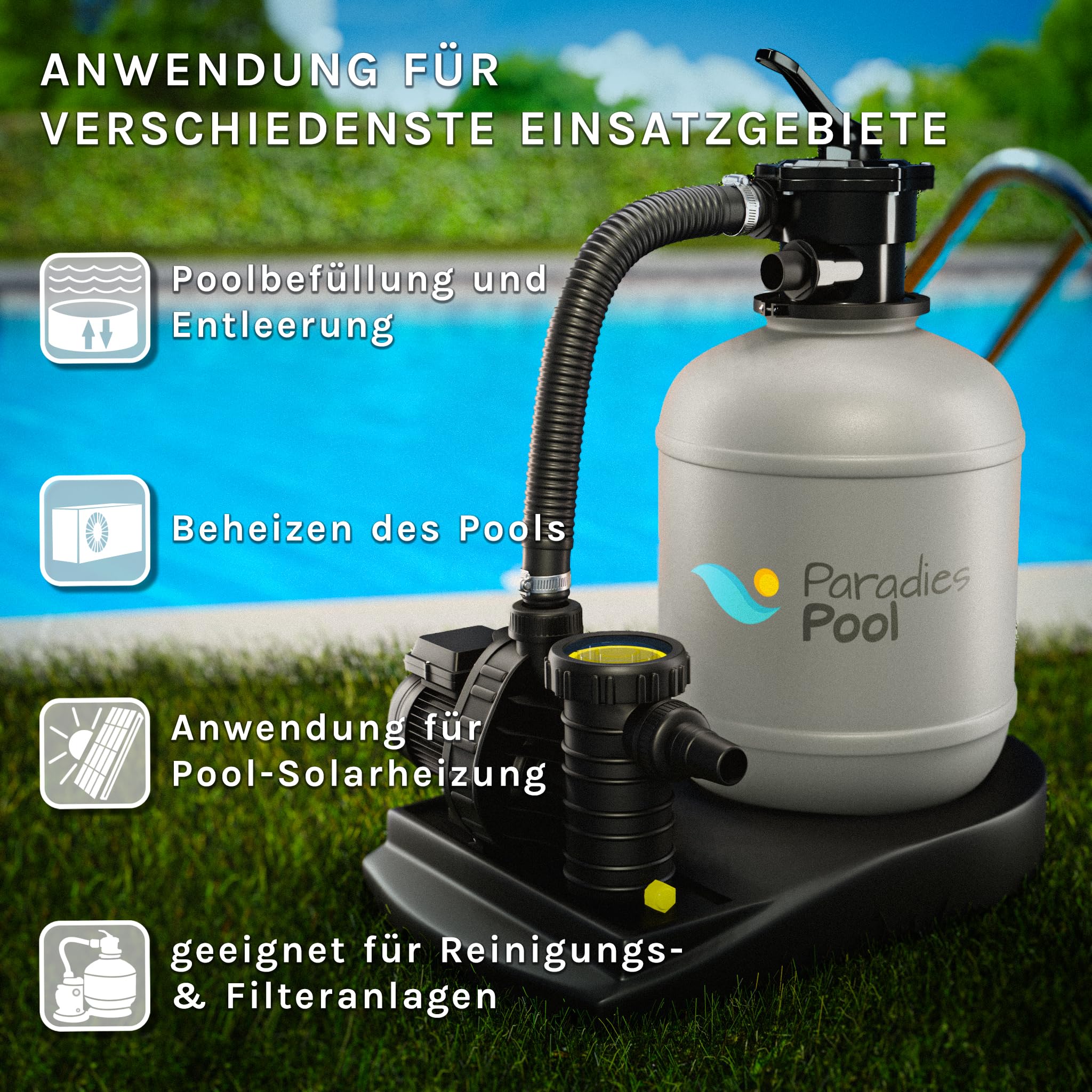 Druckschlauch für Sandfilteranlagen 500 mm
