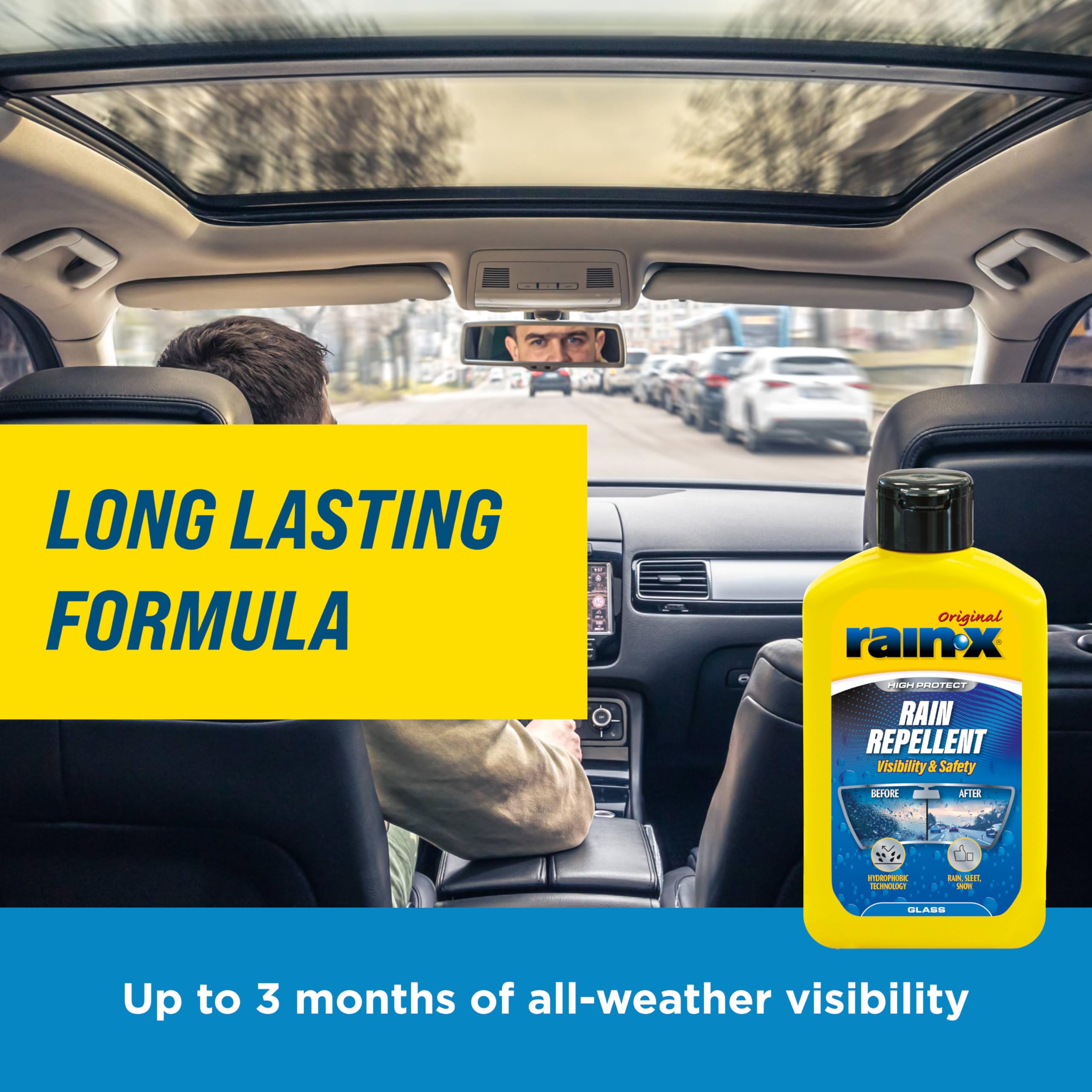 Rain-X Rain Repellent - Superior Visibility & Water Repellency