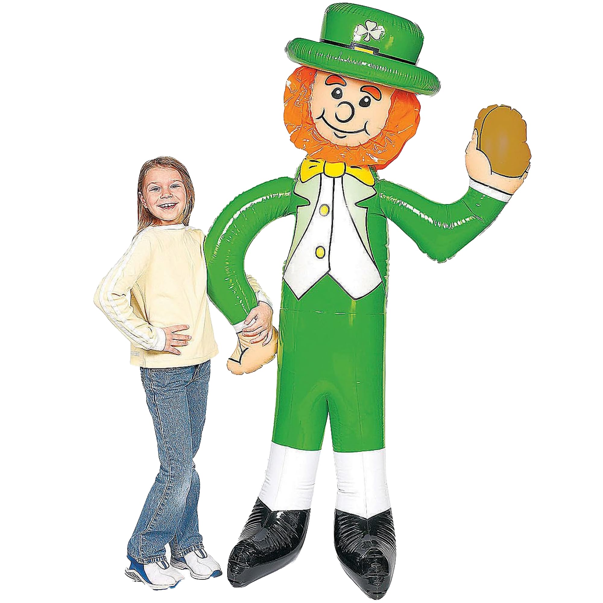 Giant 70 Inch Inflatable Leprechaun for St. Patrick's Day