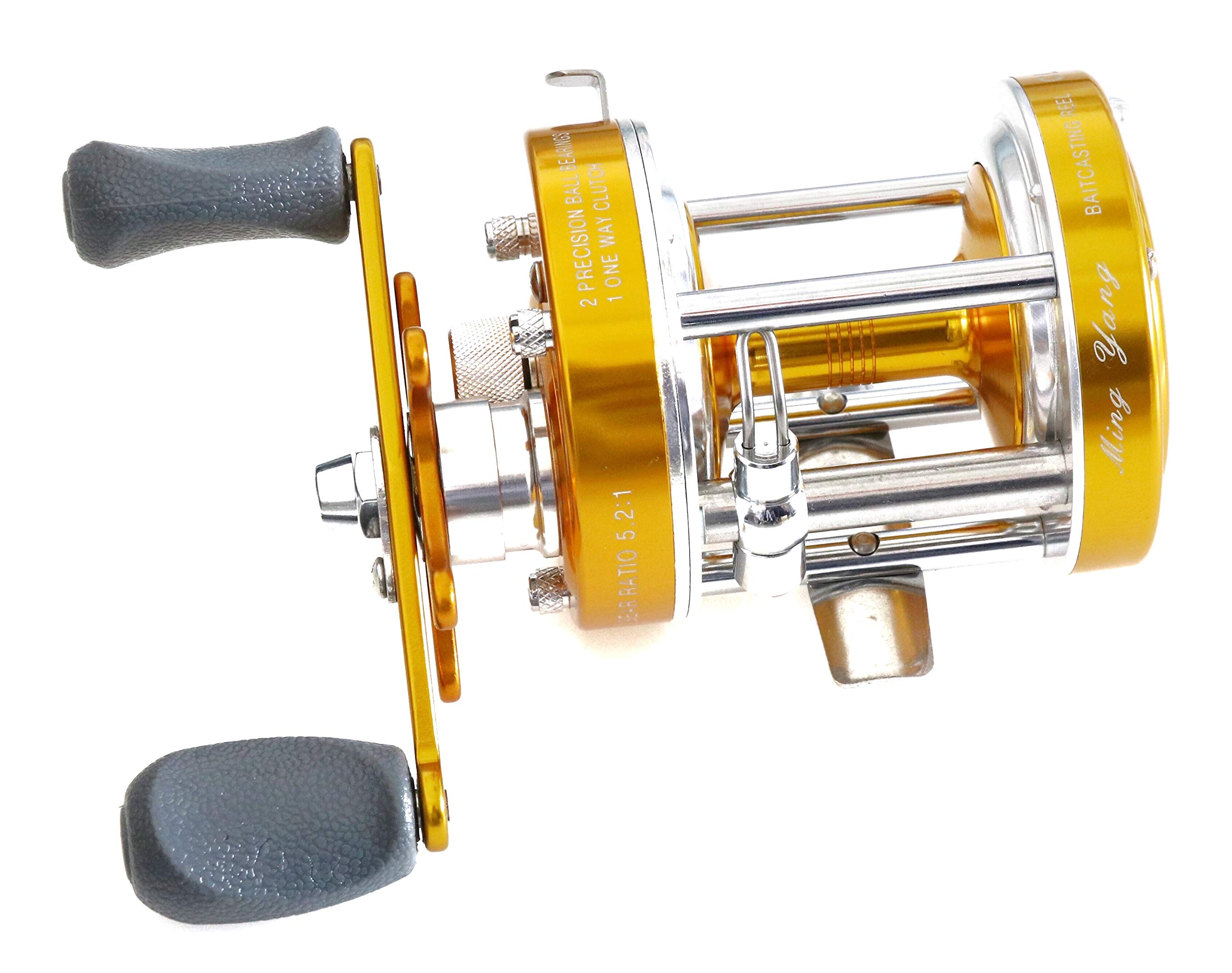 ming yang CL30 レッド&ゴールド MingYang CL30 All Metal Cast Drum Wheel Fishing Reels