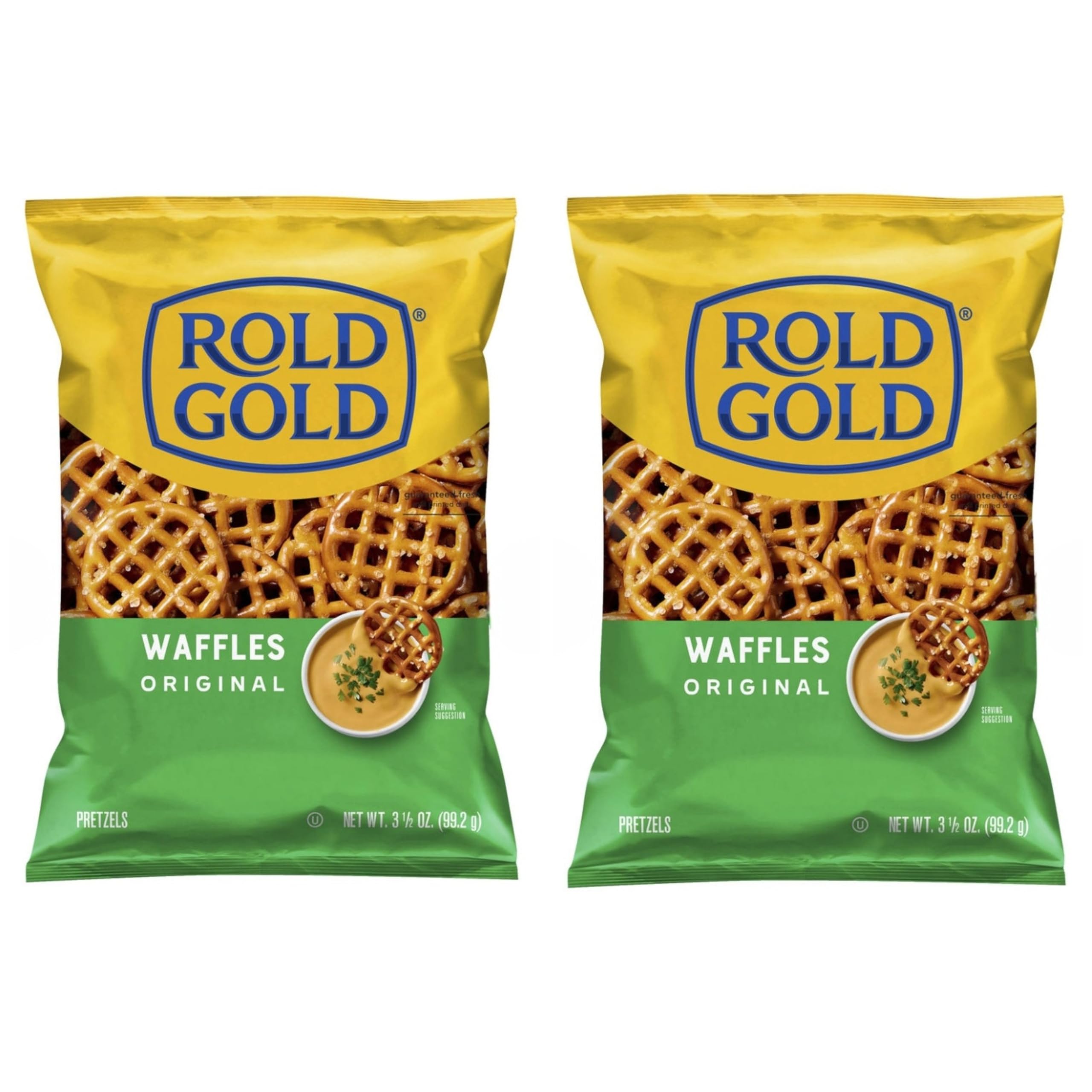 ROLD GOLD WAFFLES ORIGINAL PRETZELS (2PK 3.5oz Bags)