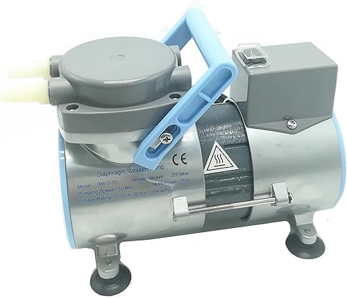 Miniatura 2 de CGOLDENWALL 15 L/min aceite sin aceite de la bomba de vacío del diafragma del laboratorio certificado GM-0.20 del CE