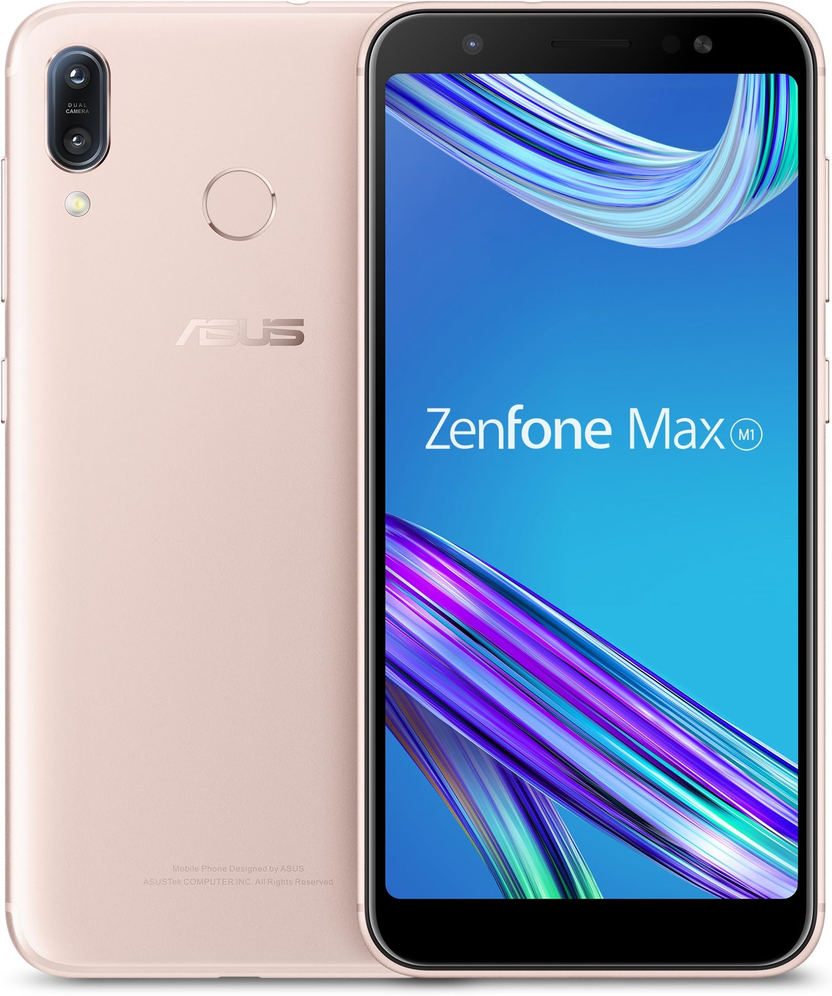 Asus ZenFone Max (ZB555KL-S425-2G16G-GD) - 5.5”Hd+ 2GB RAM 16GB Storage LTE Unlocked Dual SIM Cell Phone - US Warranty - Sunlight Gold