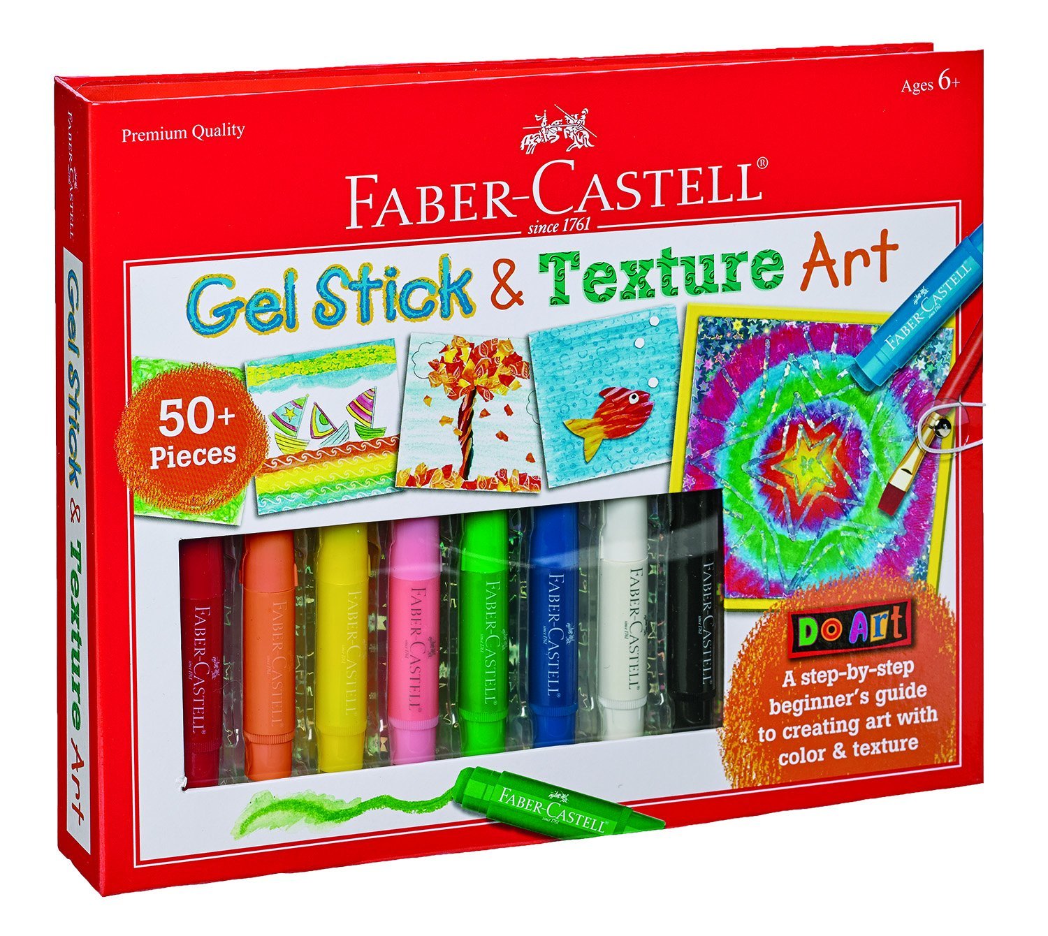 FABER-CASTELL Creativity for Kids Do Art Gel Stick and Texture Art Kit